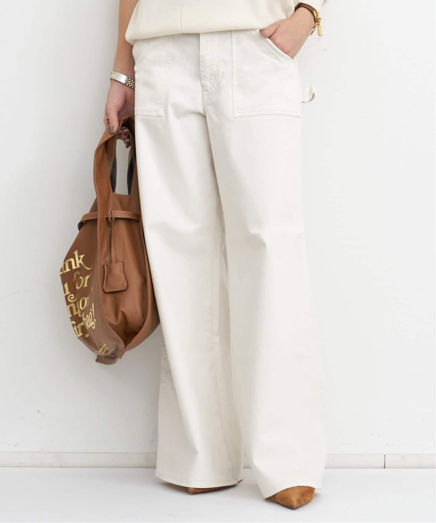 アパルトモン グッドグリーフCARPENTER PANTS チノパンツ　ベージュ GOOD GRIEF!/グッド グリーフ】 CHINO PAINTER PANTS（その他パンツ