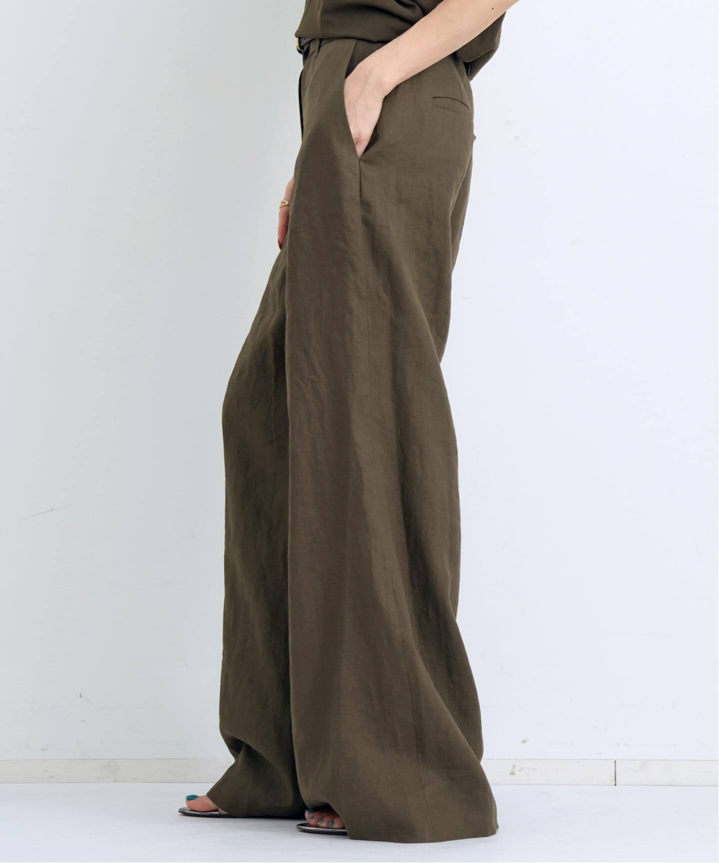 R2W/アールツーダブリュー】 LINEN PANTS（その他パンツ）｜L