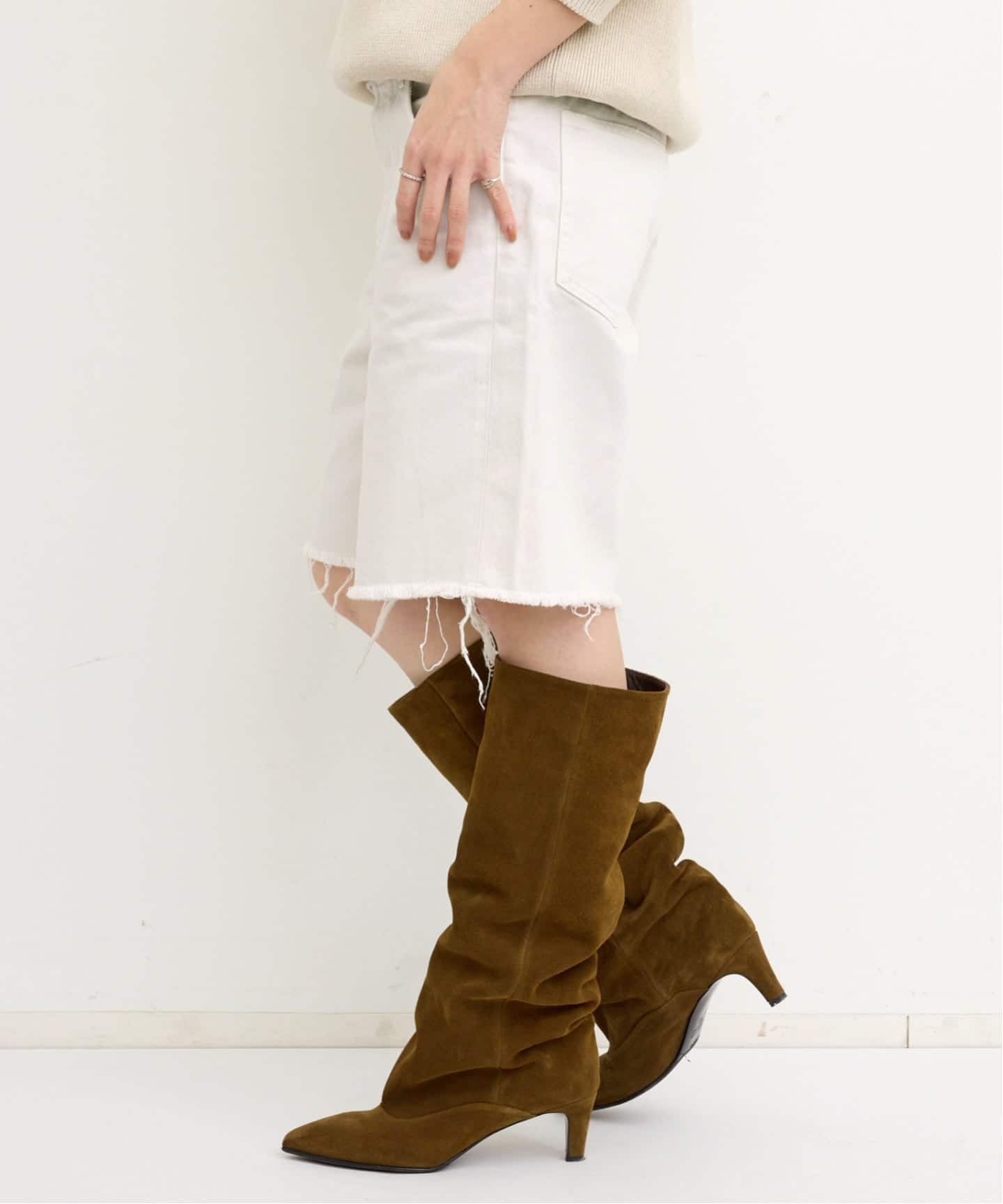 RED CARD/レッド カード】 HALF DENIM（デニムパンツ・ジーンズ）｜L