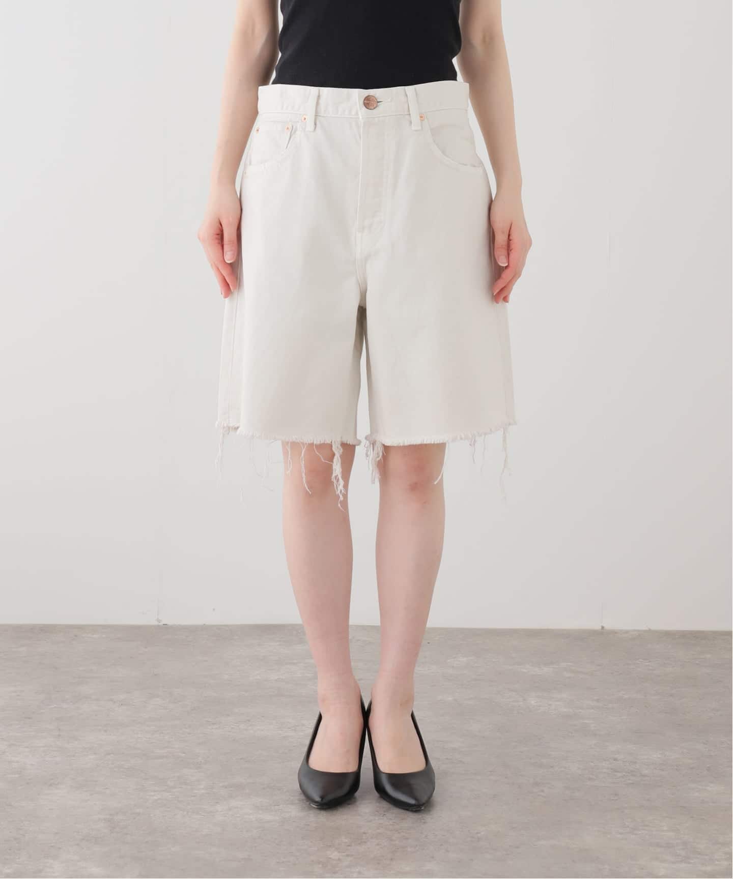 RED CARD/レッド カード】 HALF DENIM（デニムパンツ・ジーンズ）｜L