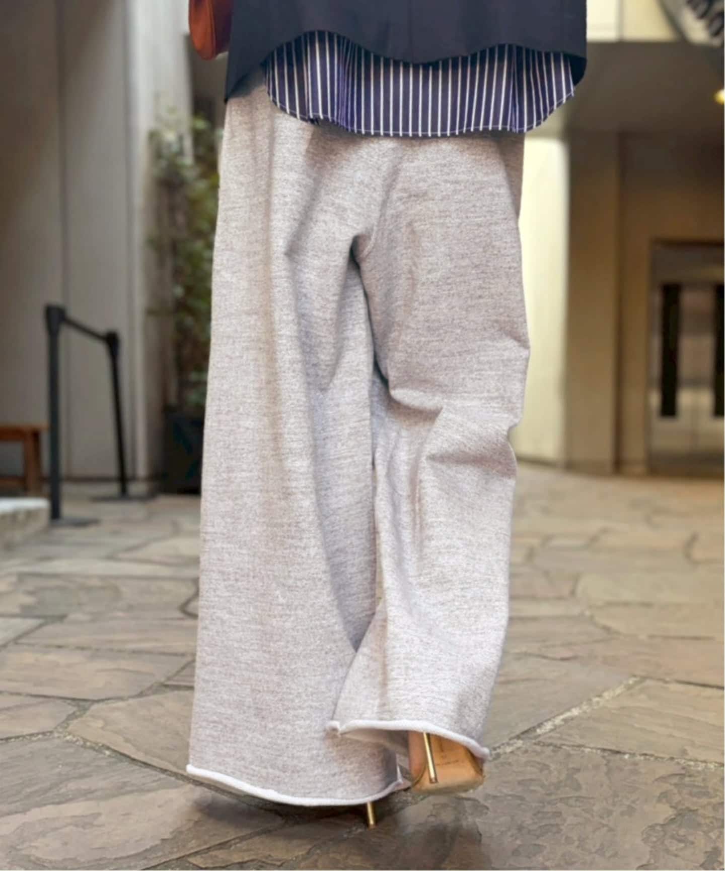 AMERICANA/アメリカーナ】 BAGGY PANTS（スウェットパンツ）｜L