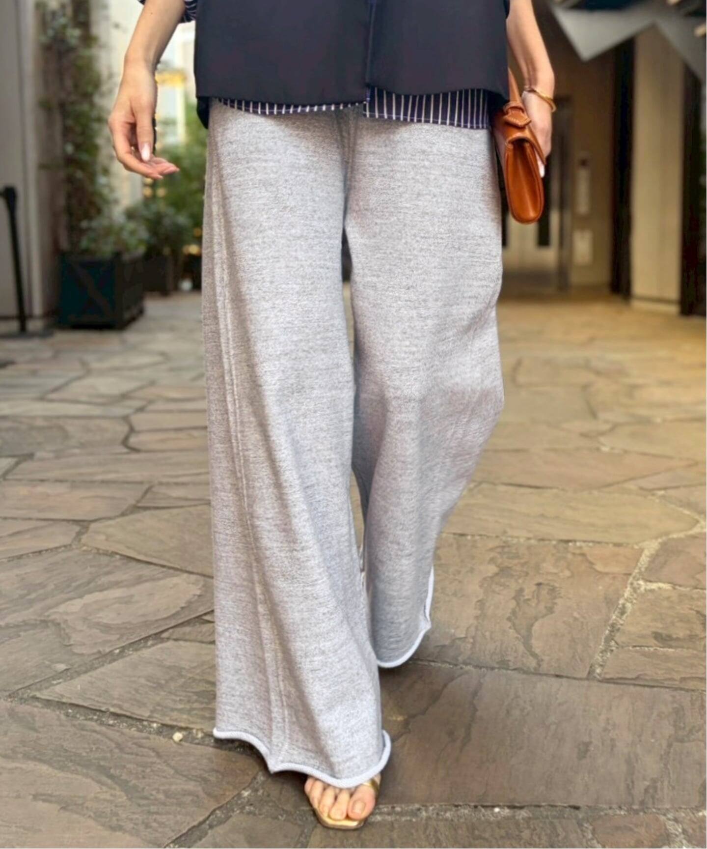AMERICANA/アメリカーナ】 BAGGY PANTS（スウェットパンツ）｜L 