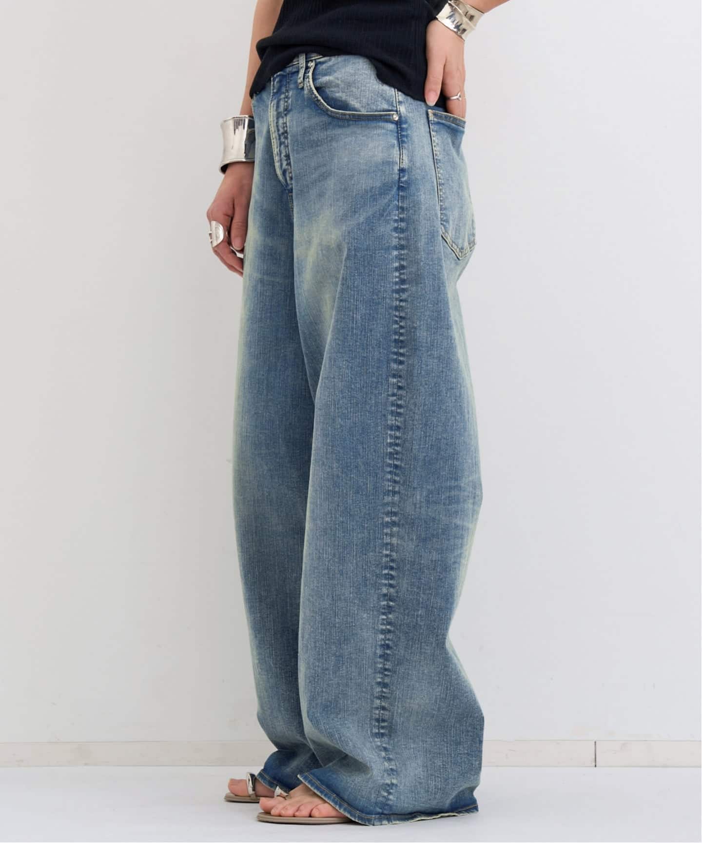 GOOD GRIEF!/グッド グリーフ】 GENTLE FORK WIDE DENIM（デニムパンツ