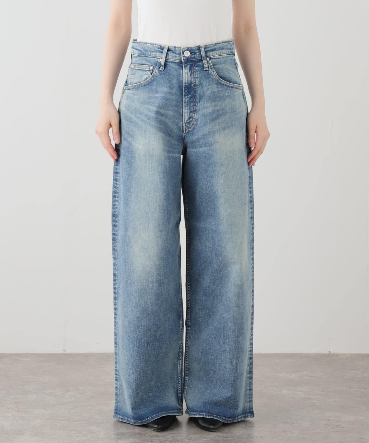 GOOD GRIEF!/グッド グリーフ】 GENTLE FORK WIDE DENIM（デニムパンツ
