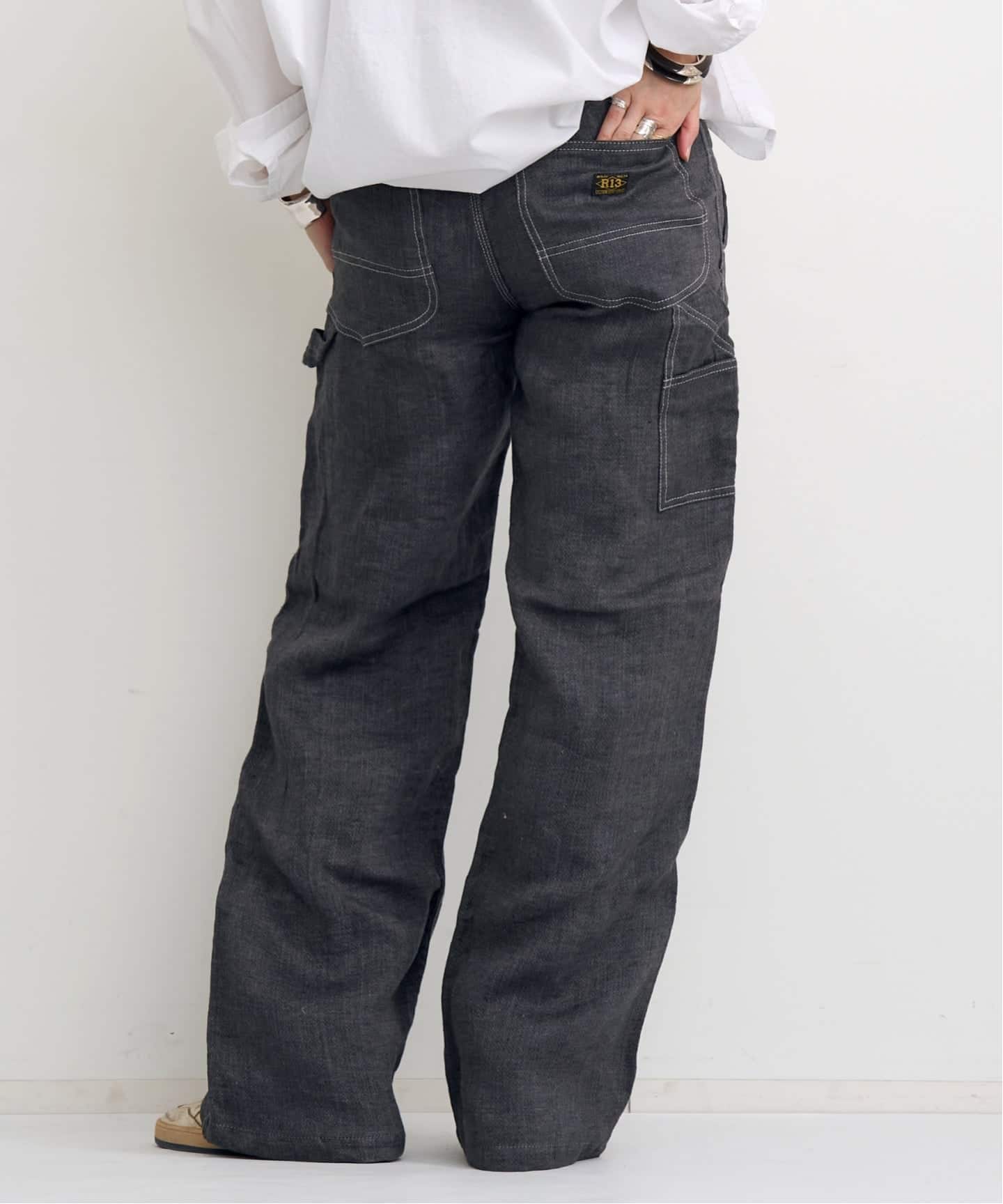 みーのり L'Appartement 
レーヨンルーズTee R13/アールサーティーン】 CARPENTER PANT（その他パンツ）｜L