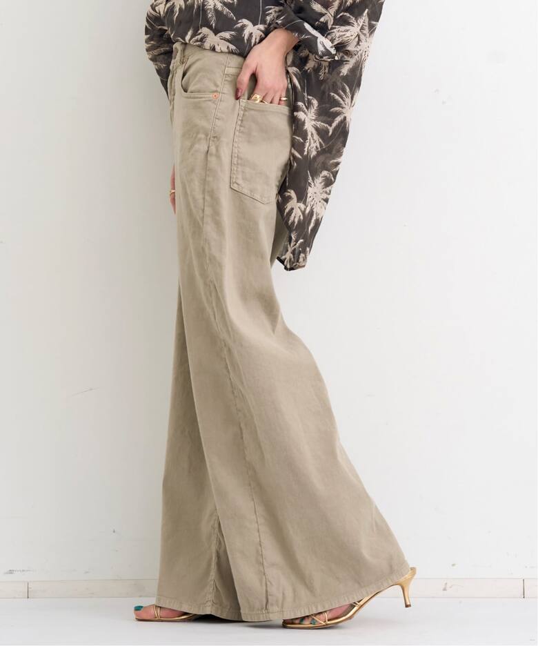 RED CARD/レッド カード】 COTTON LINEN PANTS（その他パンツ）｜L 