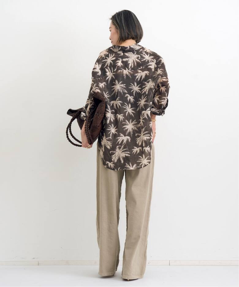 RED CARD/レッド カード】 COTTON LINEN PANTS（その他パンツ）｜L 