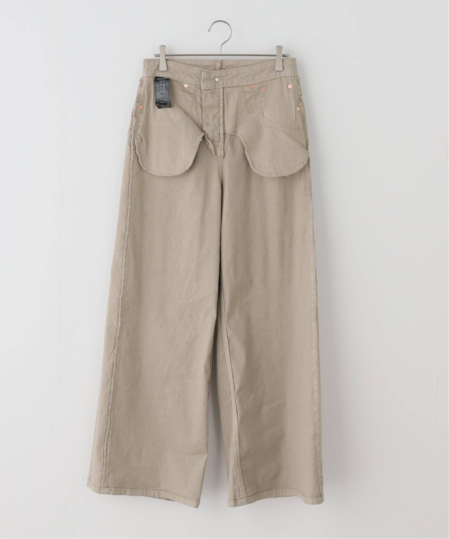 RED CARD/レッド カード】 COTTON LINEN PANTS（その他パンツ）｜L