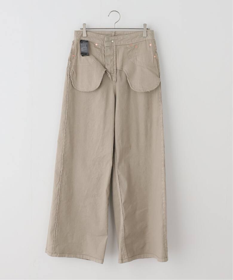 RED CARD/レッド カード】 COTTON LINEN PANTS（その他パンツ）｜L