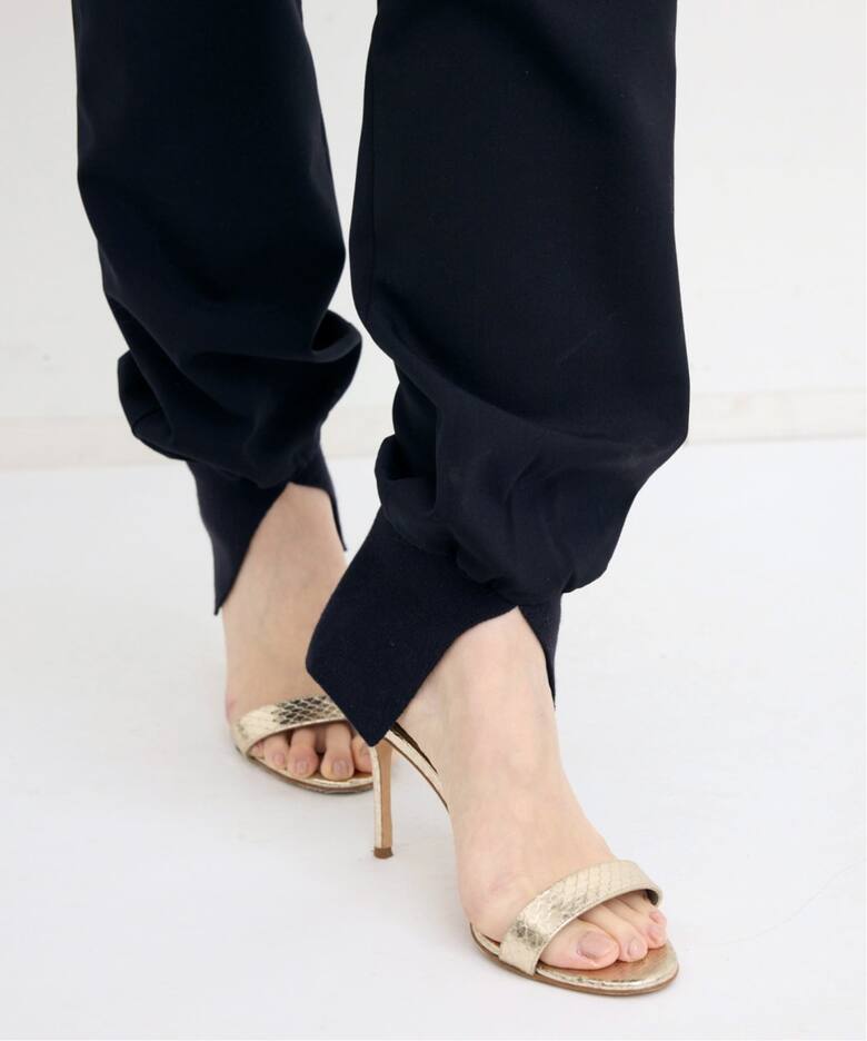 COL PIERROT/コル ピエロ】 Wool Rib Pants（その他パンツ）｜L