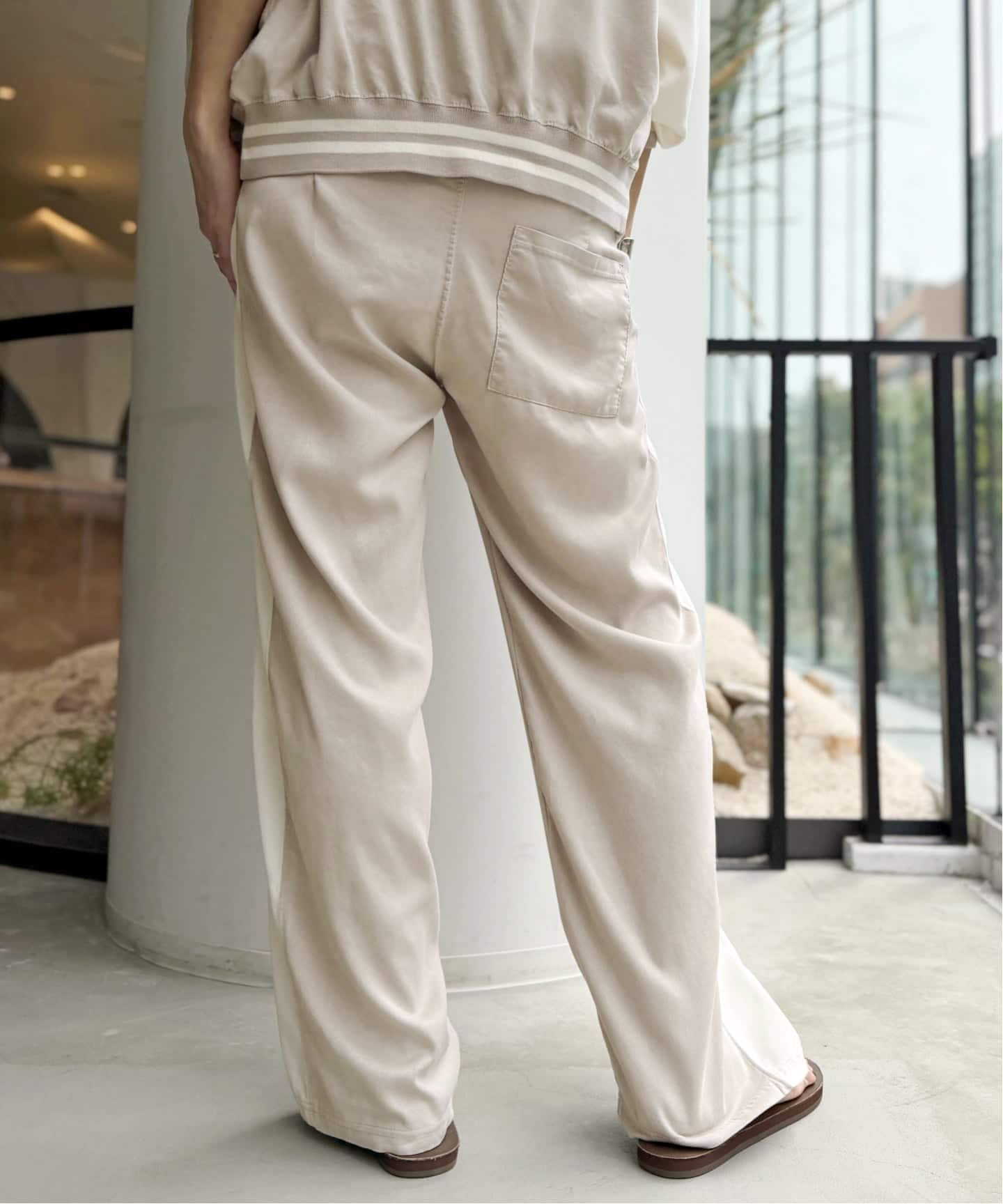 REMI RELIEF/レミ レリーフ】 SUEDE LIKE PANTS（その他パンツ）｜L