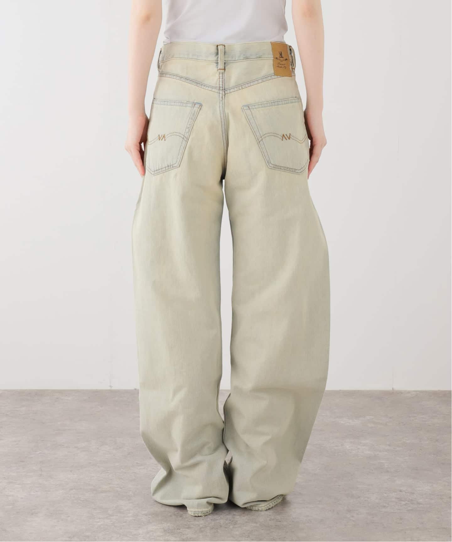 【新品・タグ付き】デニミストTERI WIDE LEG JEAN 24号 DENIMIST/デニミスト】 TERI WIDELEG JEAN（デニムパンツ・ジーンズ