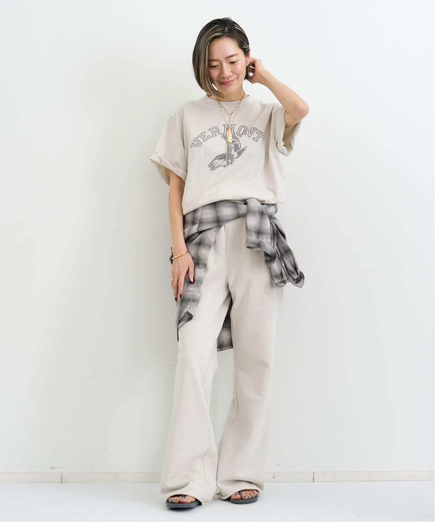 REMI RELIEF/レミ レリーフ】 SWEAT FLARE PANTS（スウェットパンツ