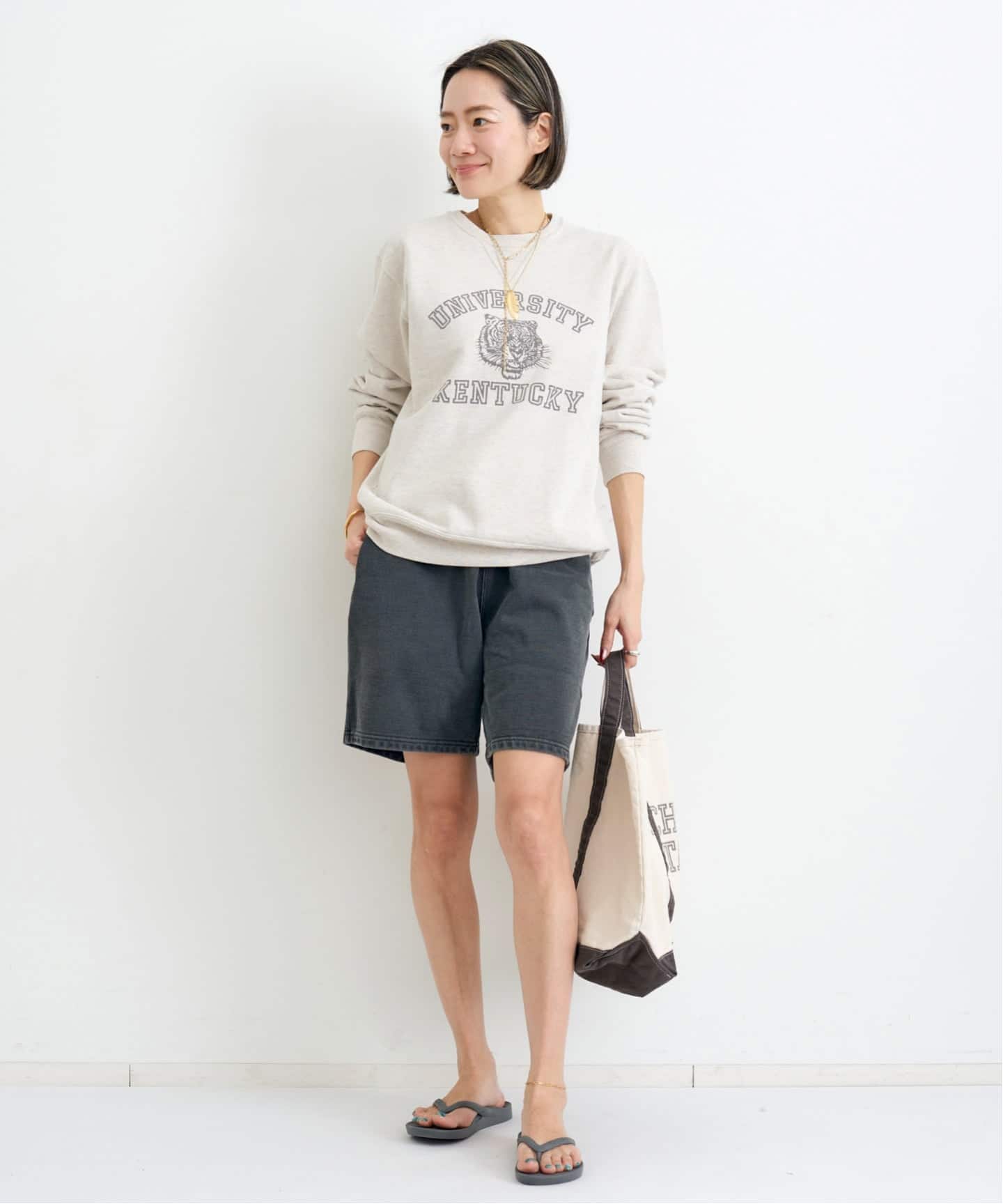 L'Appartement レミ レリーフSWEAT SHORT PANTS REMI RELIEF/レミ レリーフ】 SWEAT SHORT PANTS（ショート・ハーフ