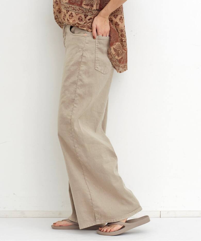 RED CARD/レッド カード】 COTTON LINEN PANTS（その他パンツ）｜L 
