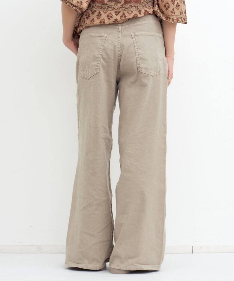 RED CARD/レッド カード】 COTTON LINEN PANTS（その他パンツ）｜L 
