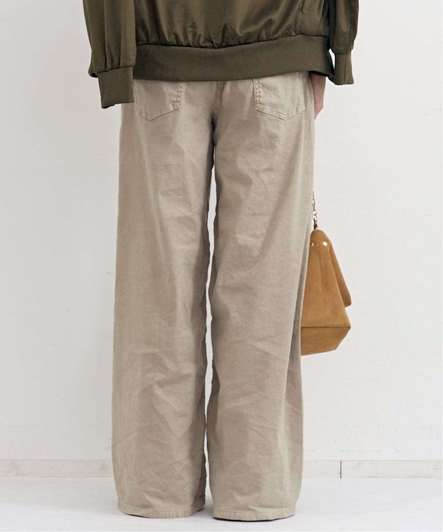 RED CARD/レッド カード】 COTTON LINEN PANTS（その他パンツ）｜L