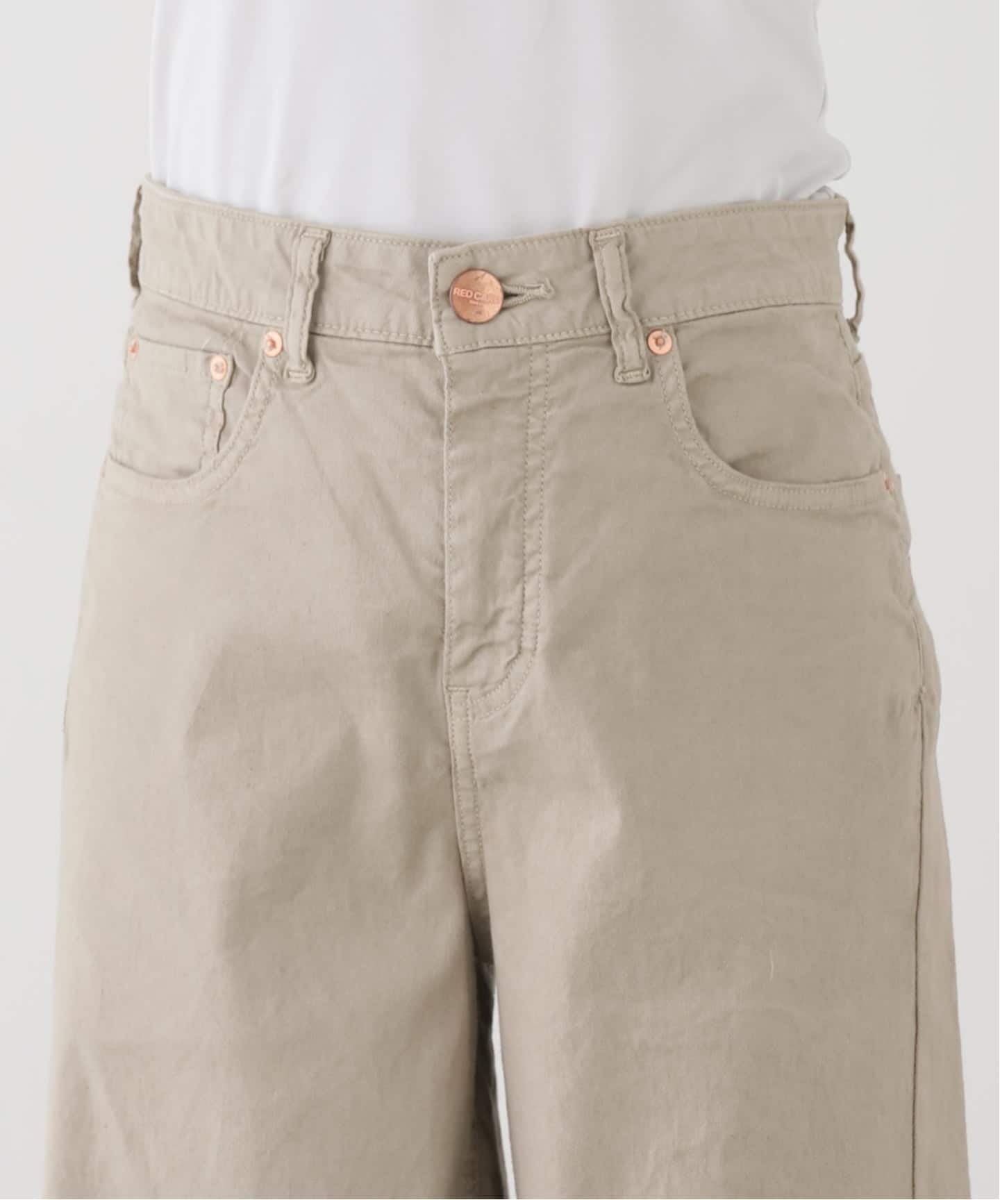 RED CARD/レッド カード】 COTTON LINEN PANTS（その他パンツ）｜L
