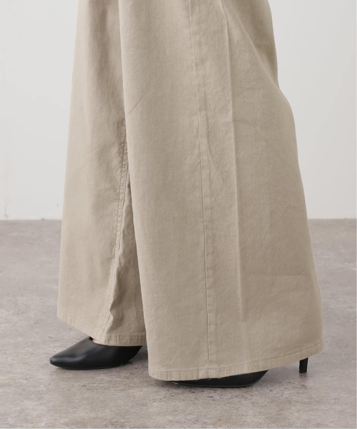 RED CARD/レッド カード】 COTTON LINEN PANTS（その他パンツ）｜L