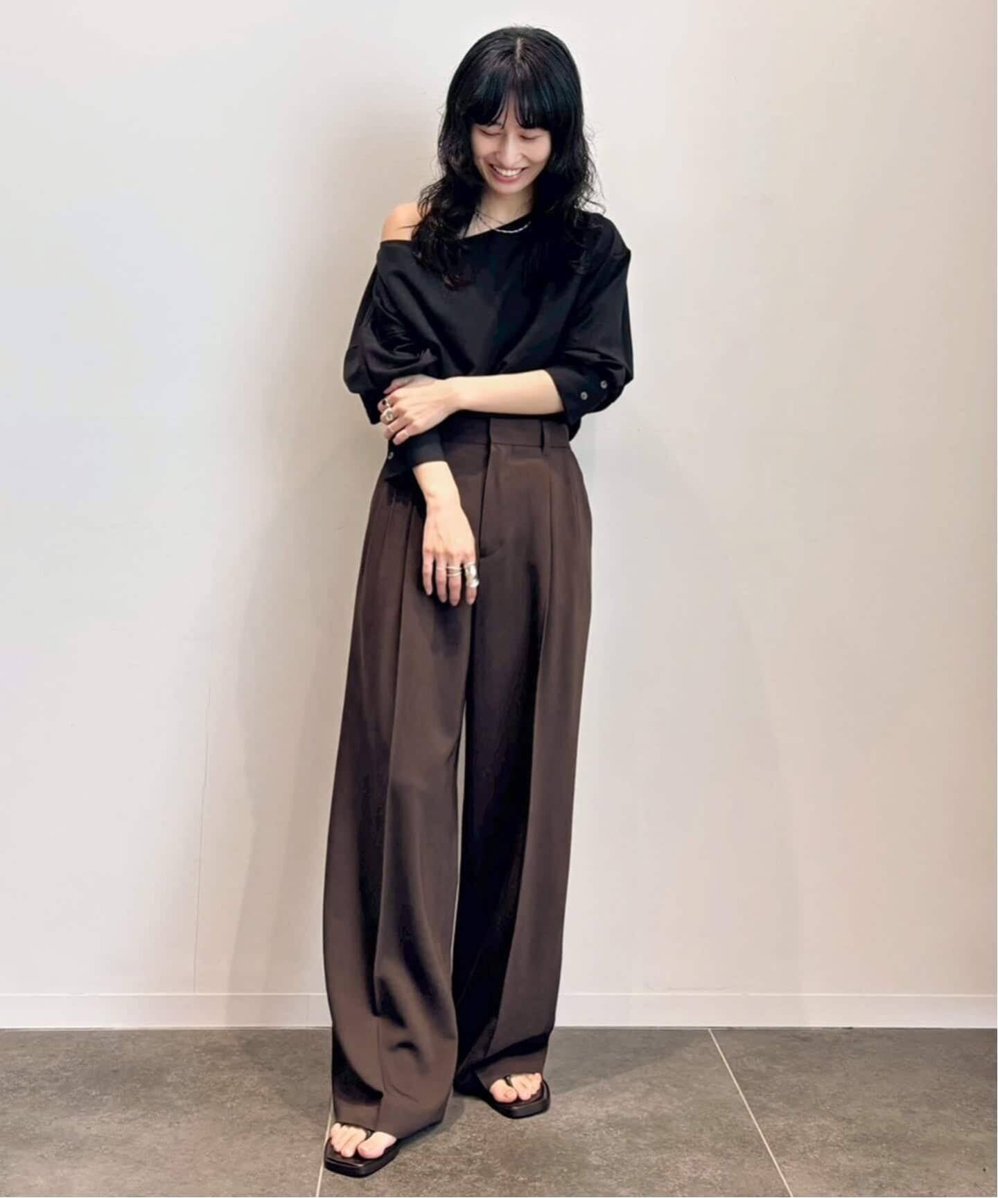 Sleek パンツ（スラックス）｜AP STUDIO（エーピーストゥディオ）の