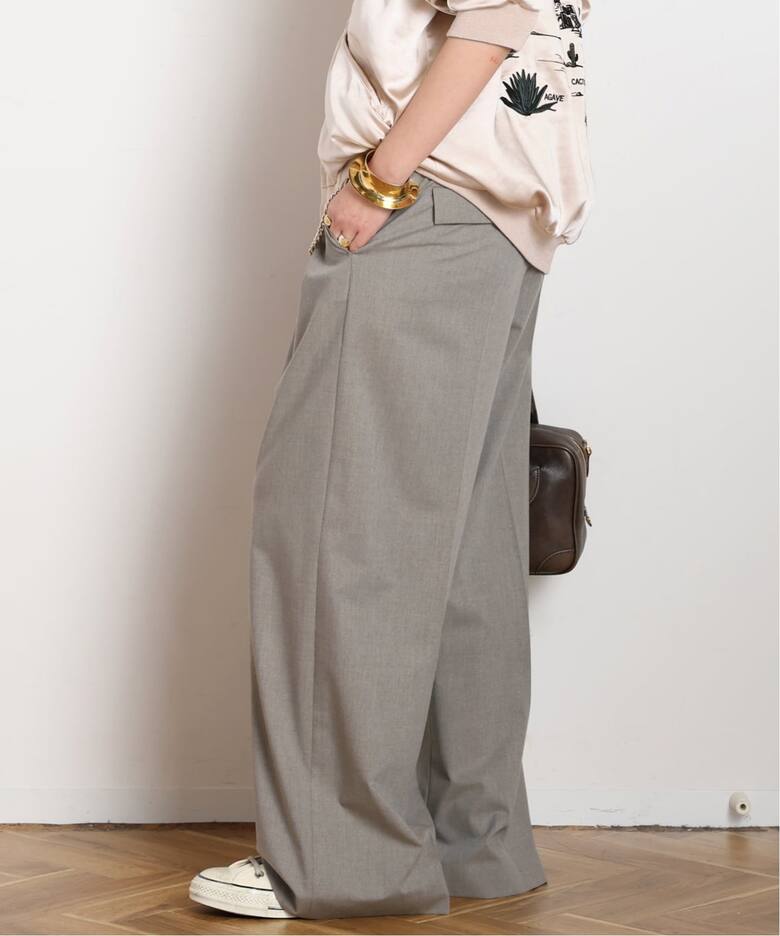 Viatore High-waisted Pants（スラックス）｜AP STUDIO（エーピー 