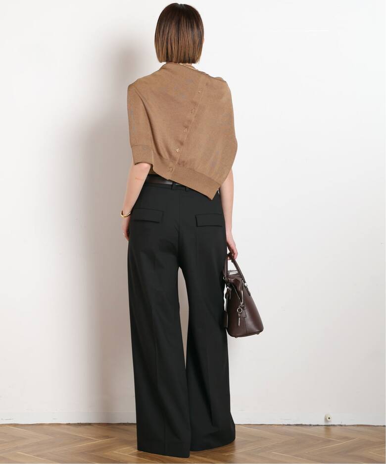 Viatore High-waisted Pants（スラックス）｜AP STUDIO（エーピー 