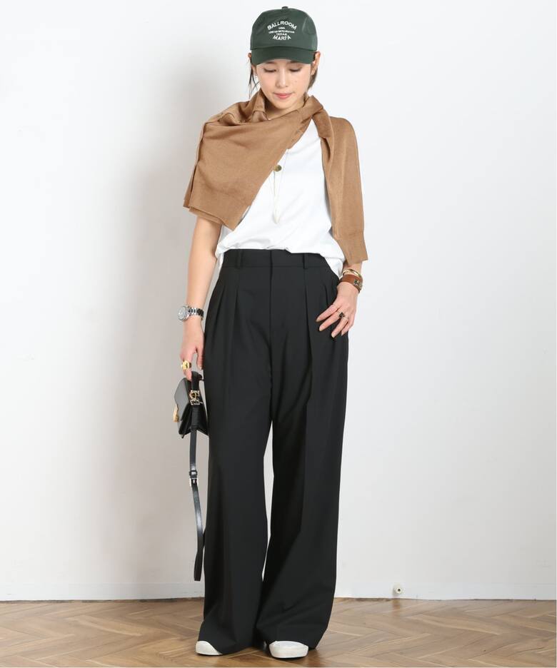 Viatore High-waisted Pants（スラックス）｜AP STUDIO（エーピー 