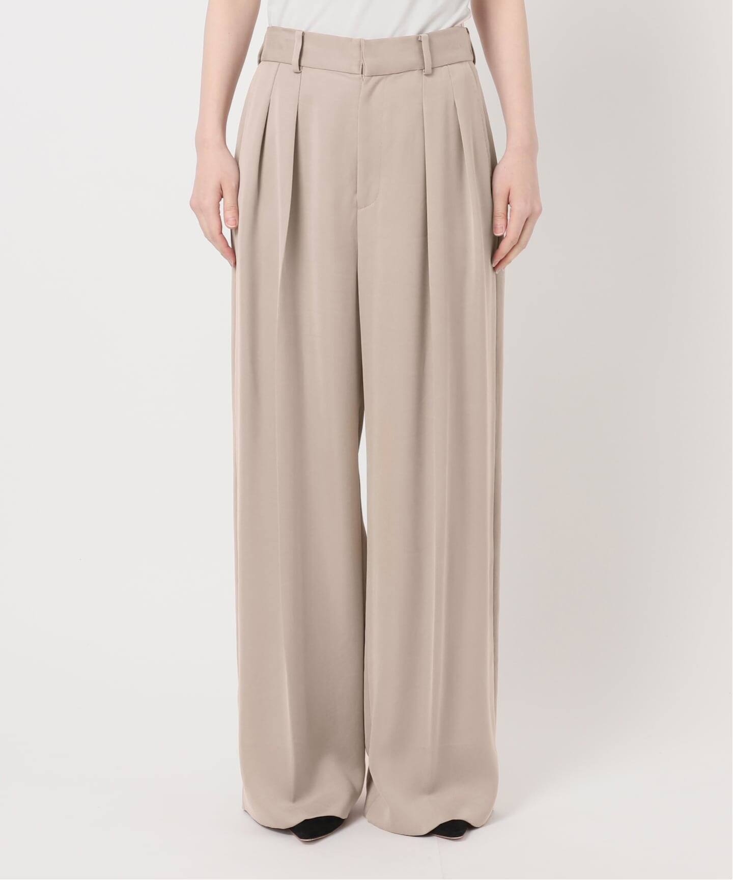 キュプラパンツ（スラックス）｜AP STUDIO（エーピーストゥディオ）の