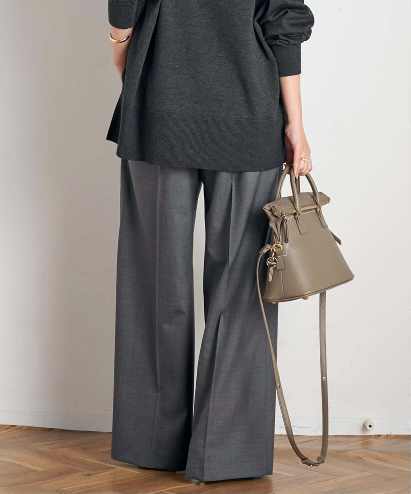 High-waisted Wide Pants（スラックス）｜AP STUDIO（エーピー