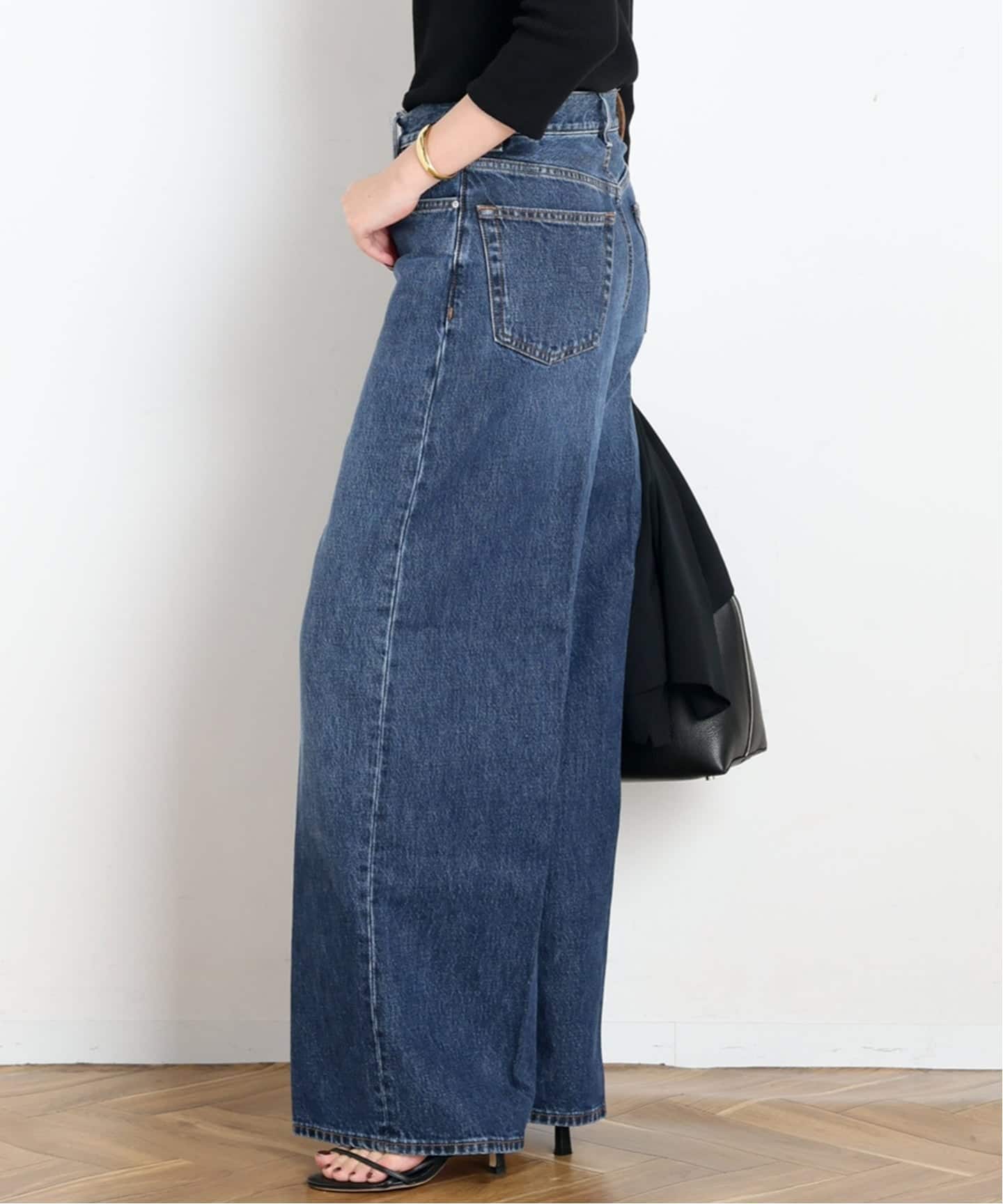 TOTEME/トーテム】Wide Leg Denim(DARK BLUE)（デニムパンツ・ジーンズ