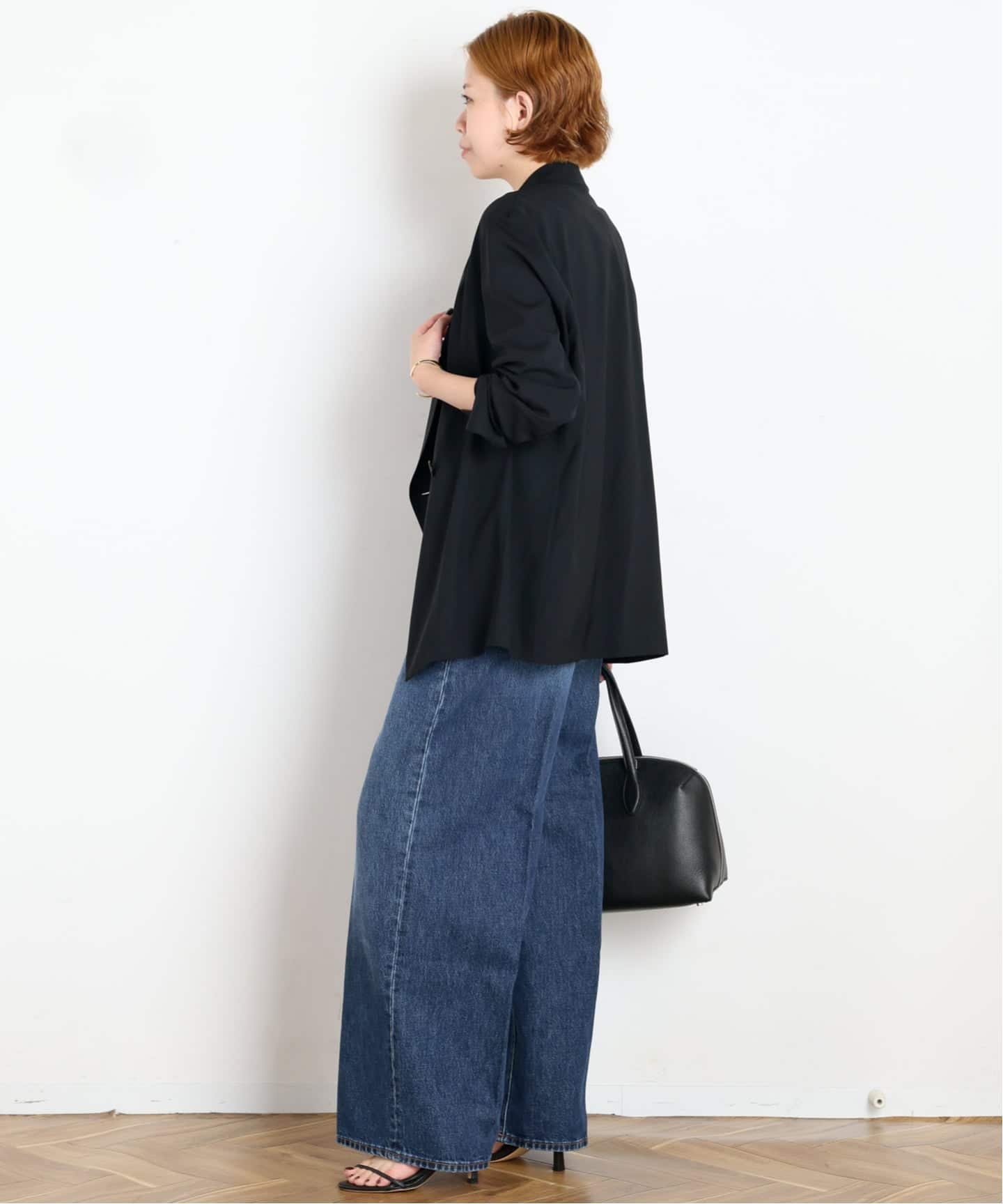 TOTEME/トーテム】Wide Leg Denim(DARK BLUE)（デニムパンツ・ジーンズ