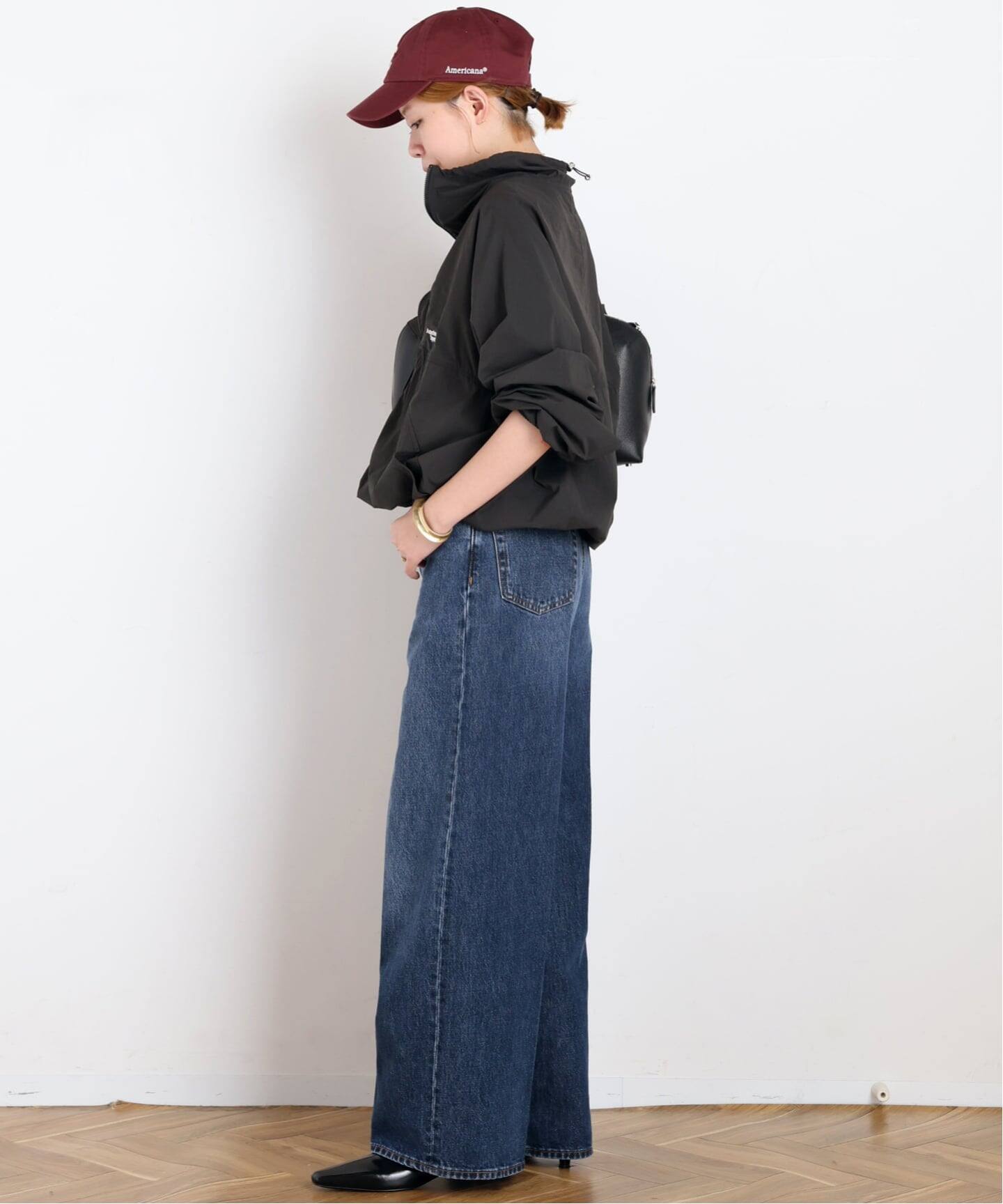 TOTEME/トーテム】Wide Leg Denim(DARK BLUE)（デニムパンツ・ジーンズ