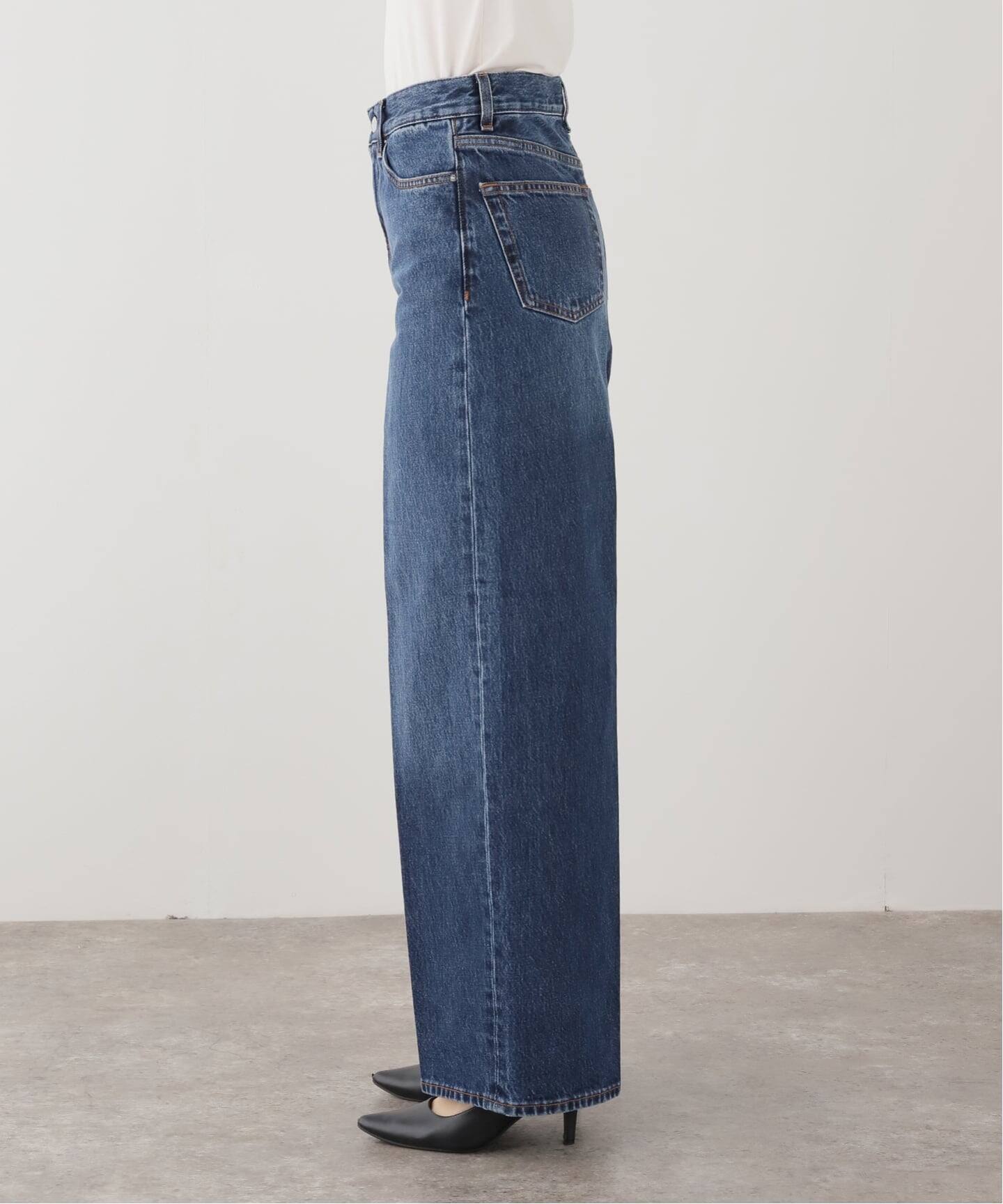 TOTEME/トーテム】Wide Leg Denim(DARK BLUE)（デニムパンツ・ジーンズ 