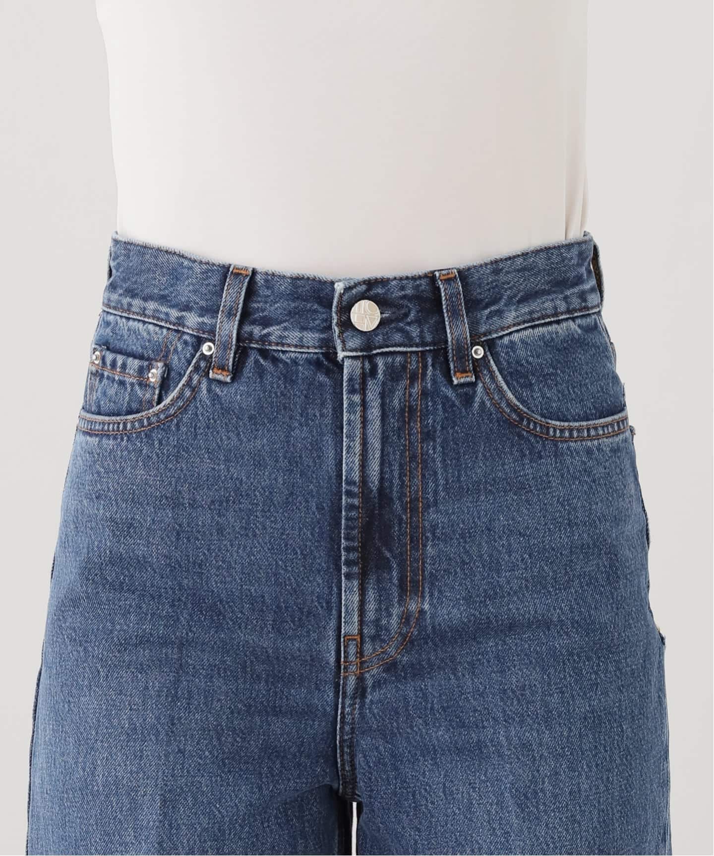 TOTEME/トーテム】Wide Leg Denim(DARK BLUE)（デニムパンツ・ジーンズ