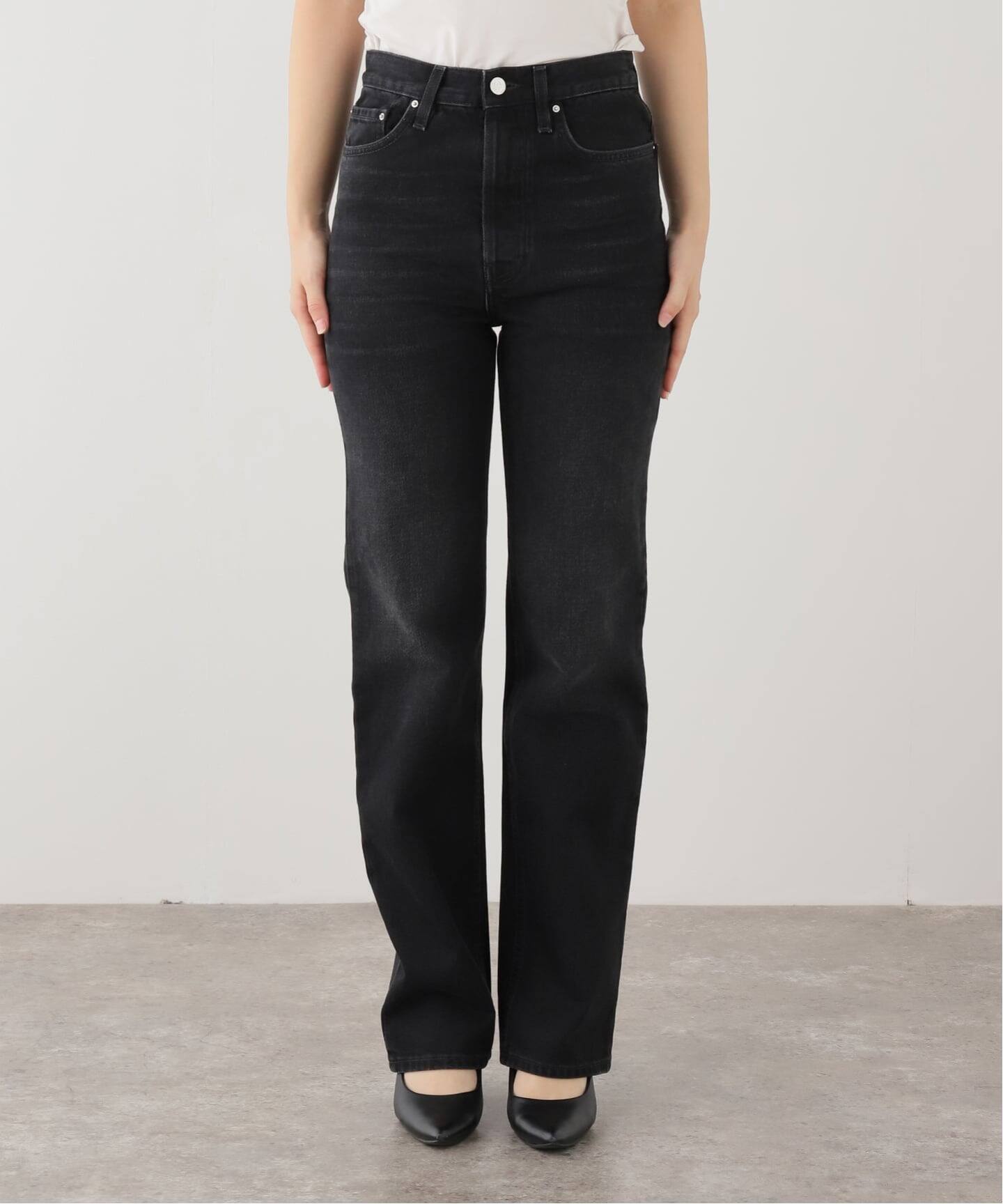 トーテムTOTEME デニム 黒 26 美シルエット 人気 TOTEME/トーテム】Classic cut denim(FADED BLACK)（デニムパンツ