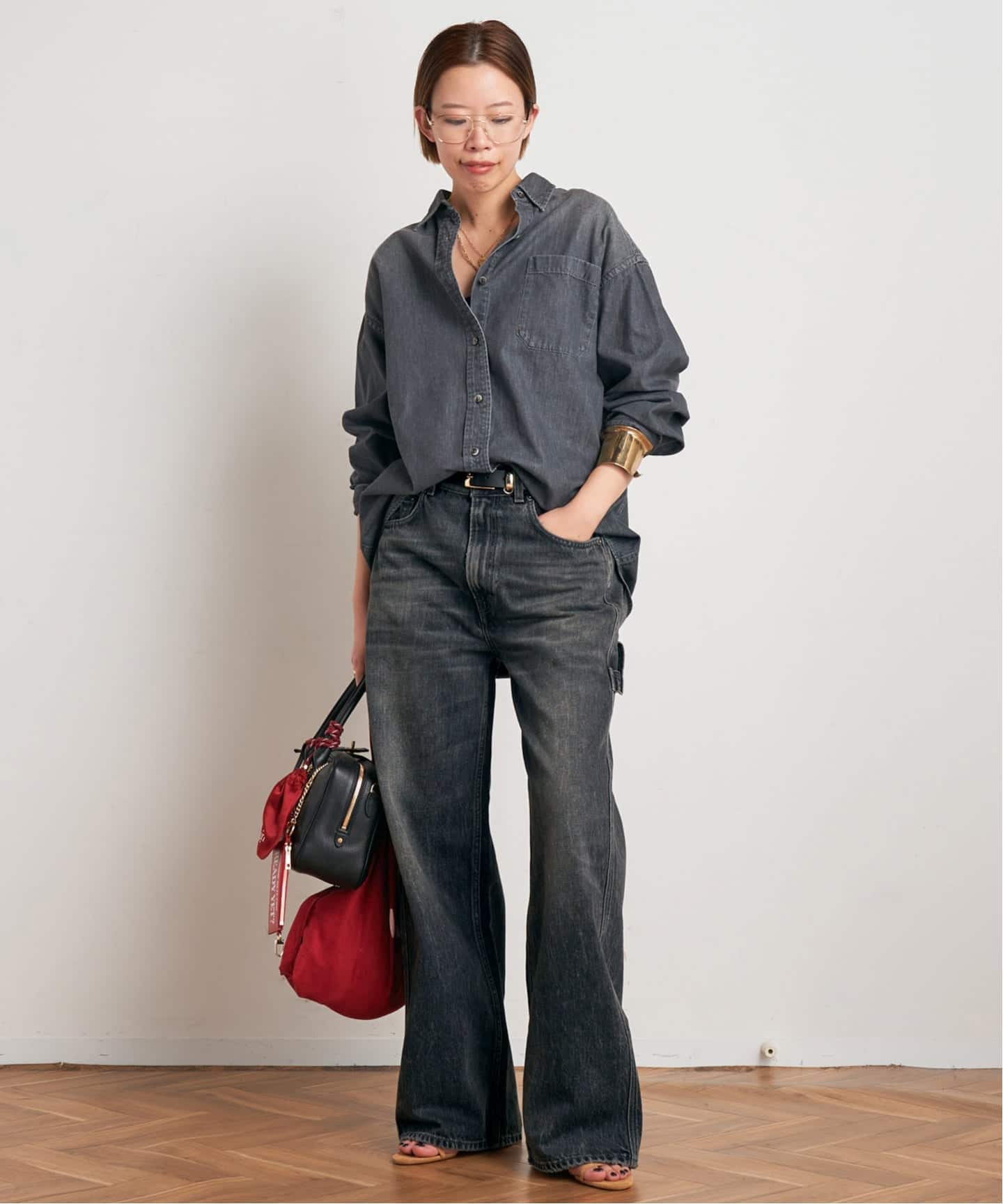 パンツ AP STUDIO/HAIKURE WINONApainter denim/25 HAIKURE/ハイクル】WINONA INTENSE BLUE（デニムパンツ・ジーンズ