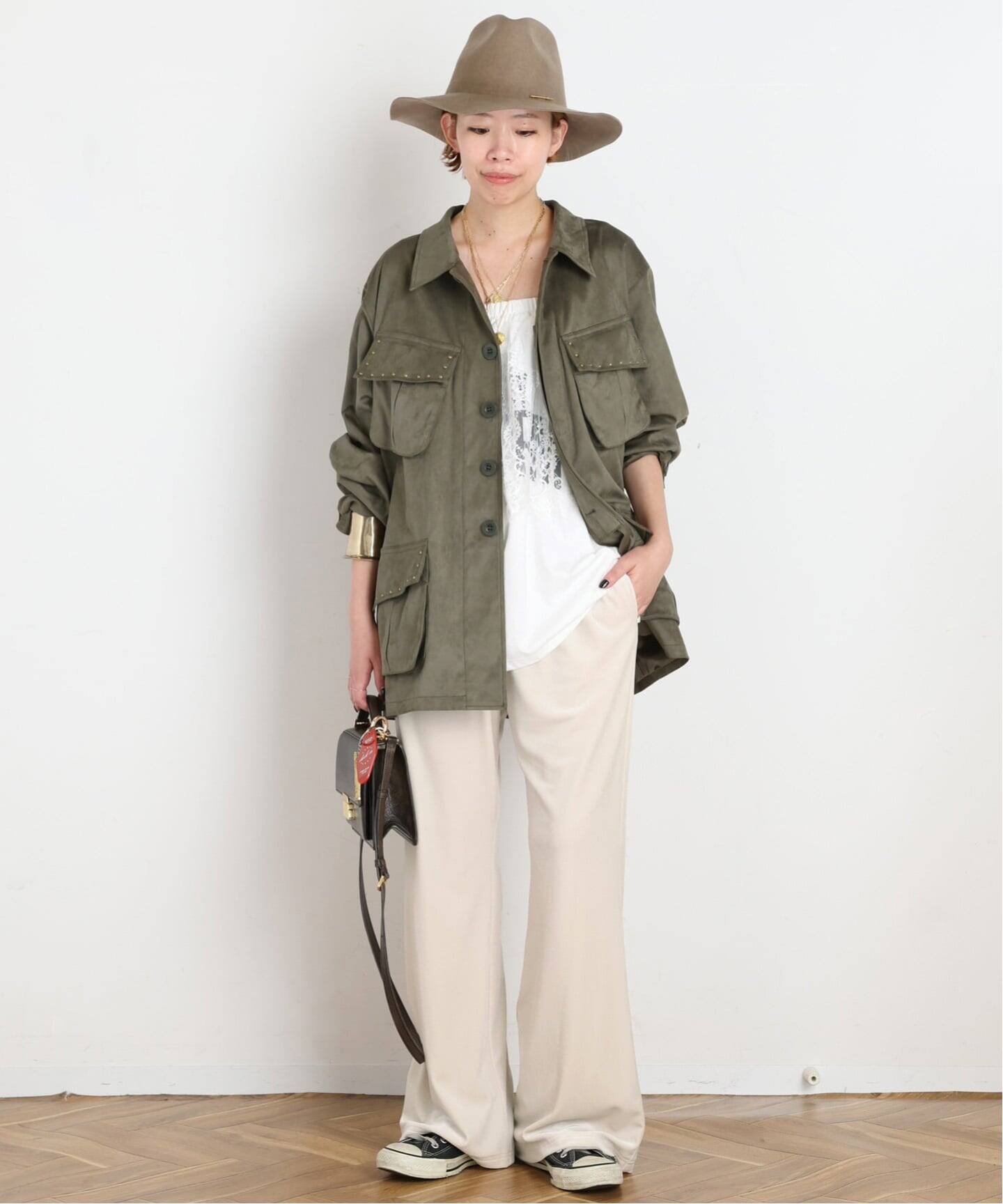 ARCHIVE STANCE/アーカイブスタンス】velor relax pants（その他パンツ