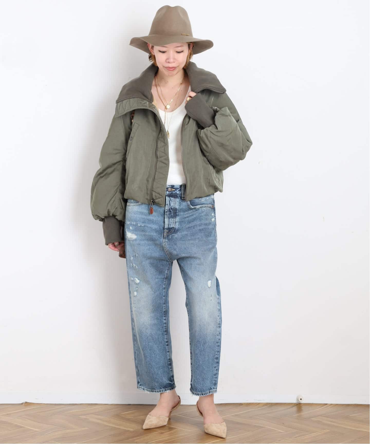 R13/アールサーティーン】TAILORED DROP DENIM（デニムパンツ