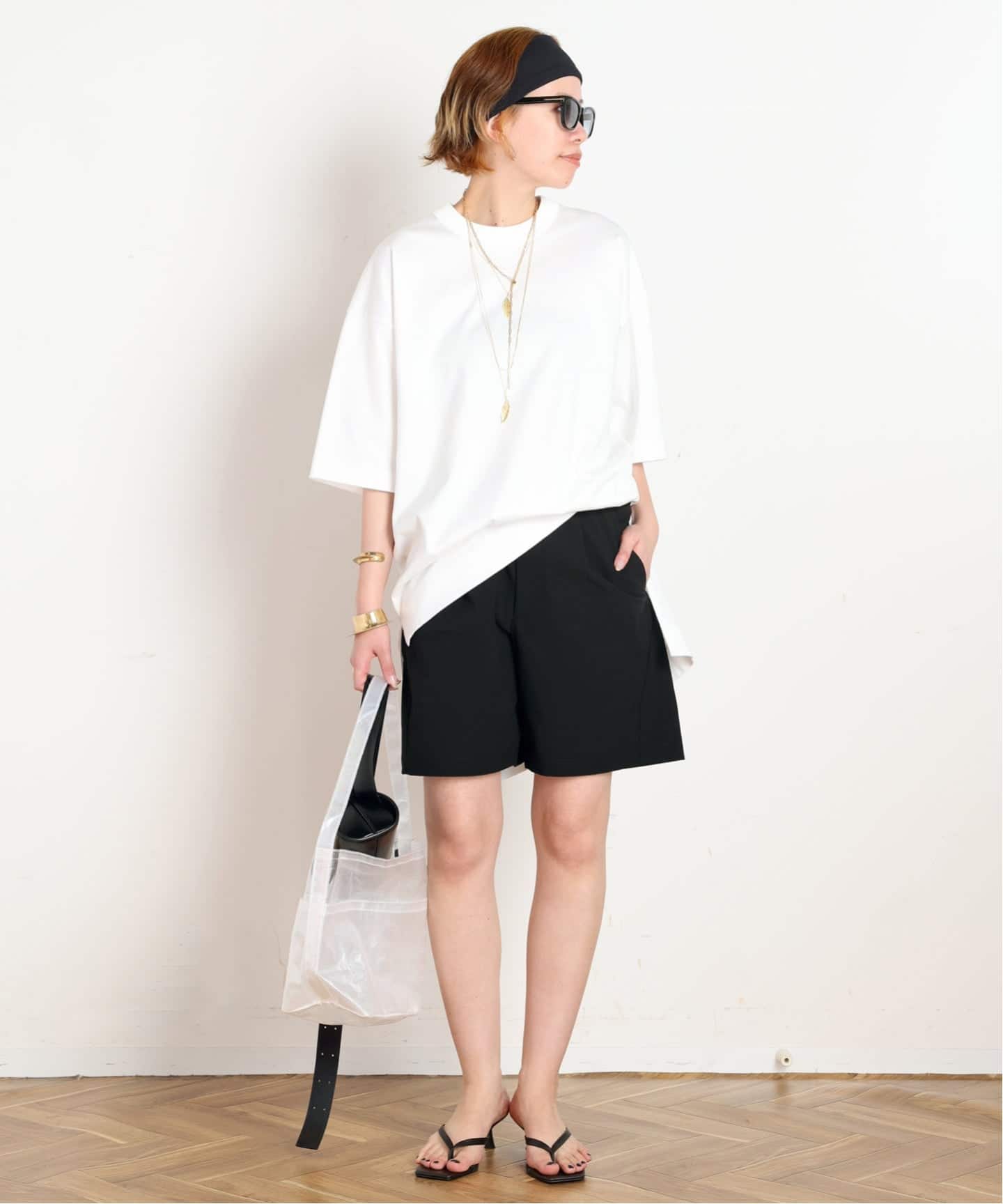 Goldwin/ゴールドウィン】One Tuck Light Stretch Shorts（ショート