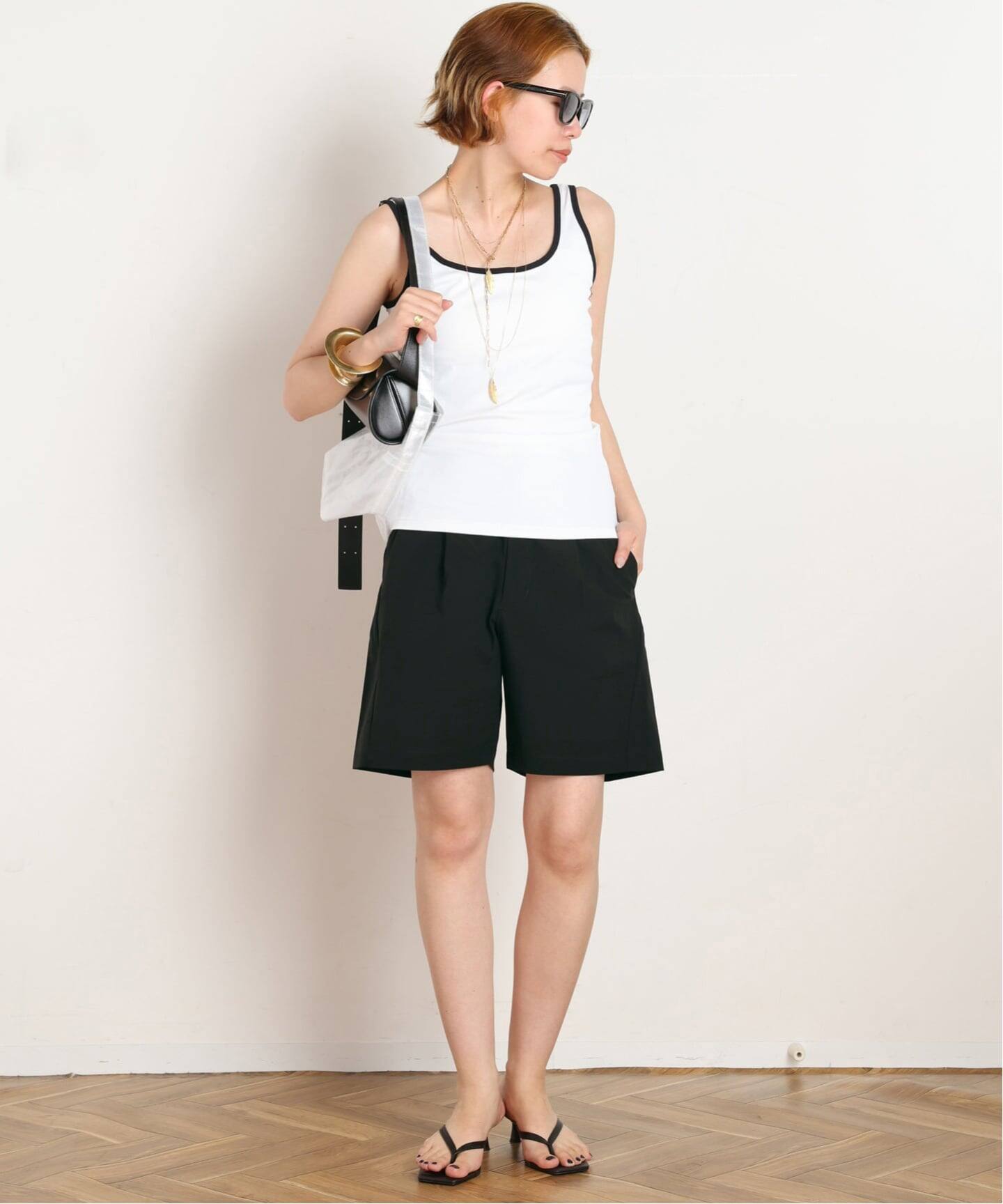 Goldwin/ゴールドウィン】One Tuck Light Stretch Shorts（ショート