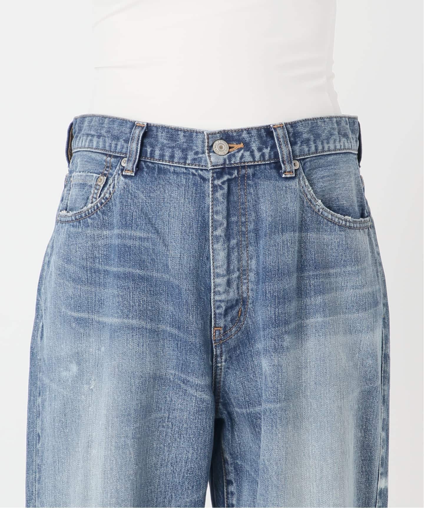 予約》【DENIM DELIGHT DAYS】Selvedge wide jeans（デニムパンツ