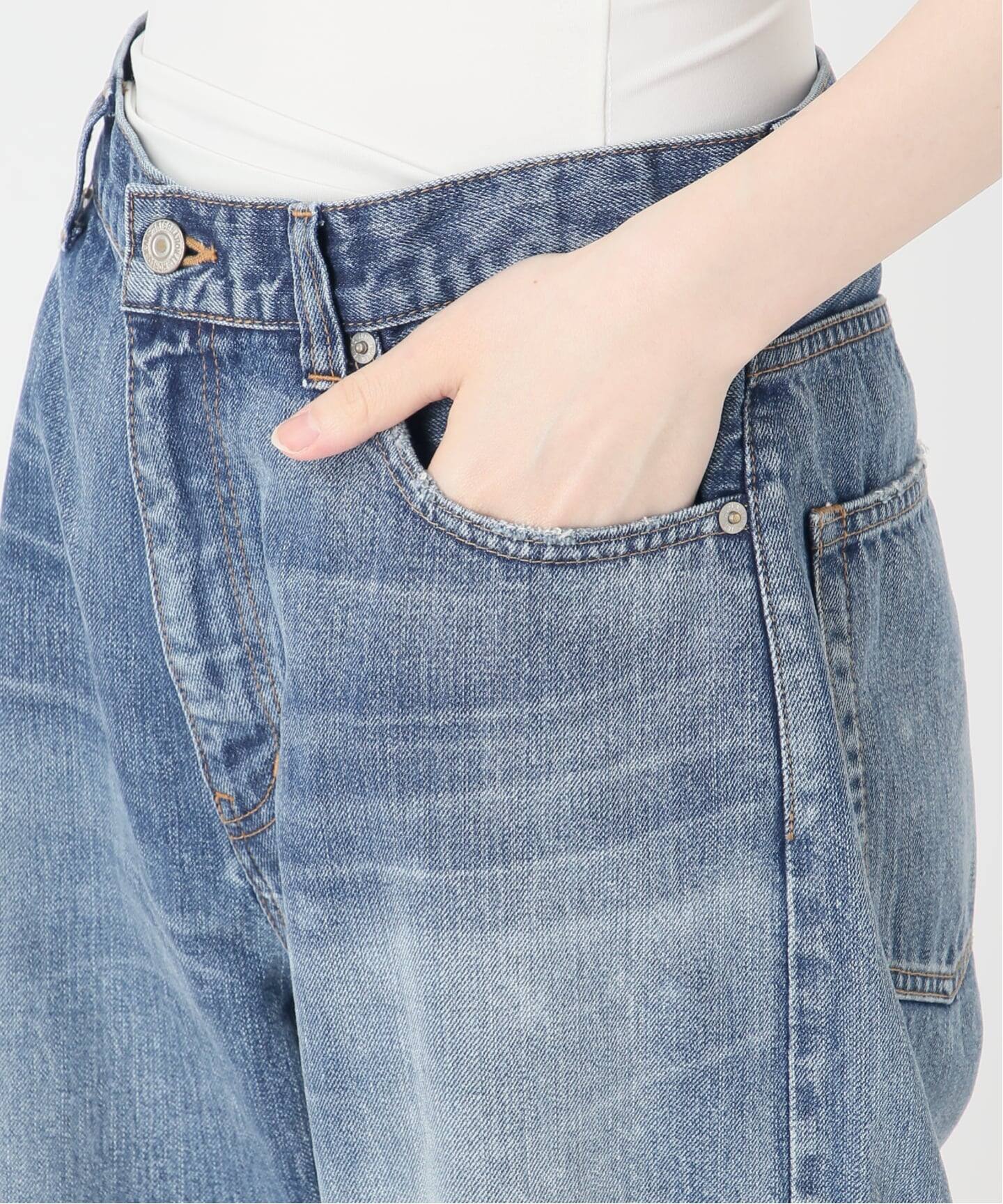 予約》【DENIM DELIGHT DAYS】Selvedge wide jeans（デニムパンツ