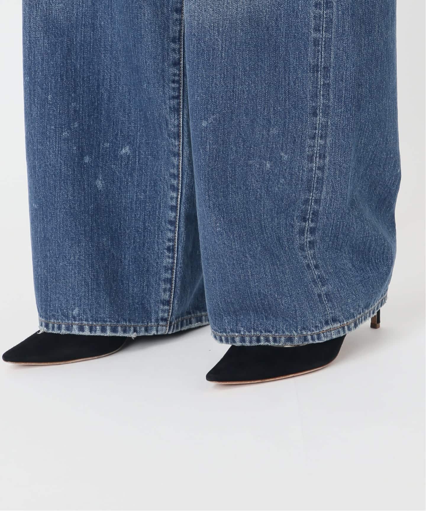 予約》【DENIM DELIGHT DAYS】Selvedge wide jeans（デニムパンツ