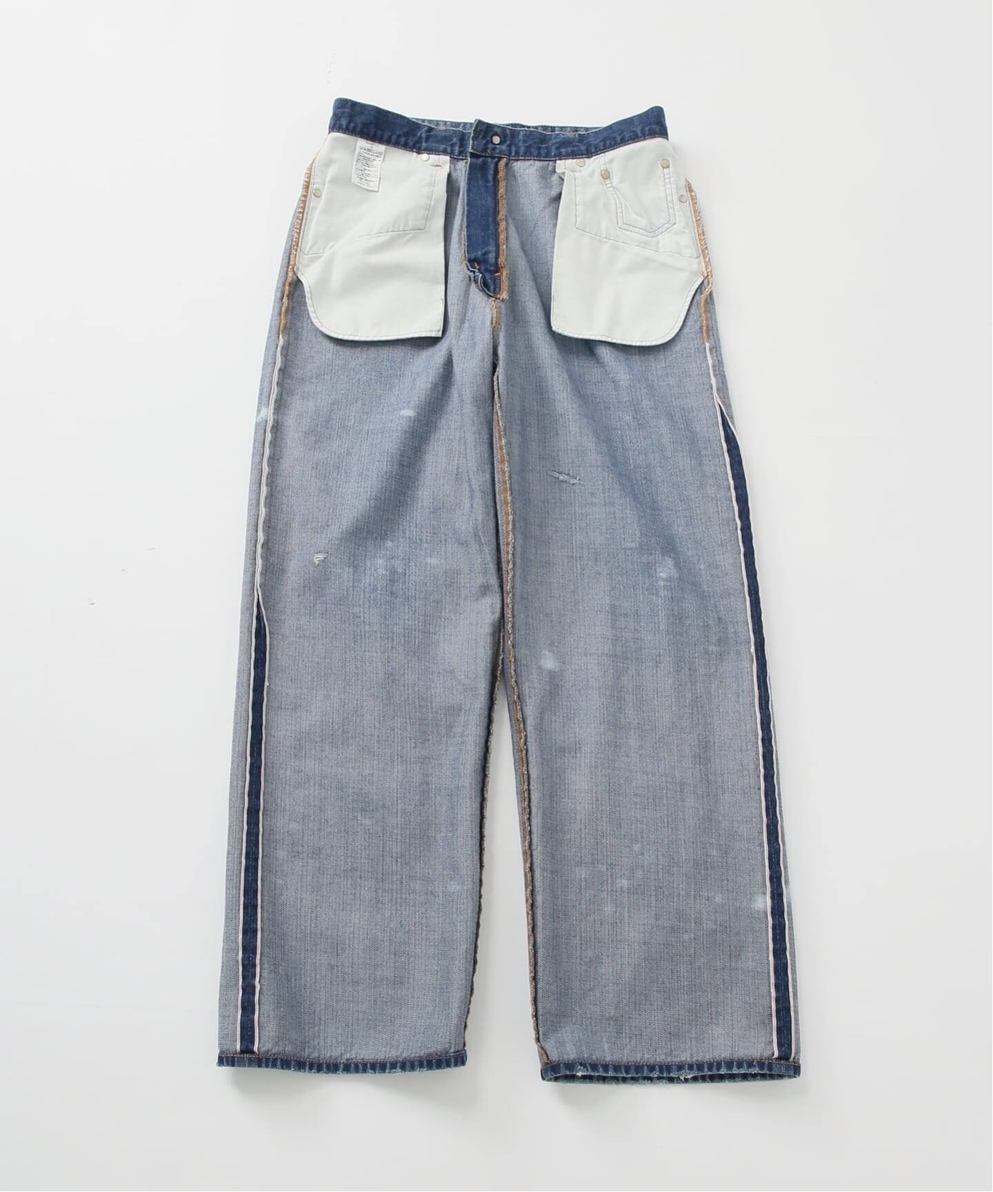 予約》【DENIM DELIGHT DAYS】Selvedge wide jeans（デニムパンツ