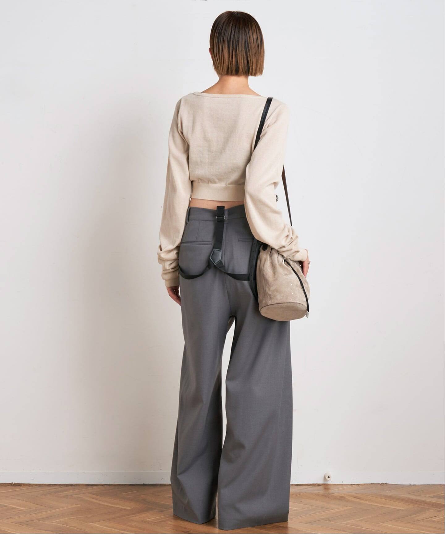 PROVOKE/プロヴォーク】suspenders tuck pants（スラックス）｜AP