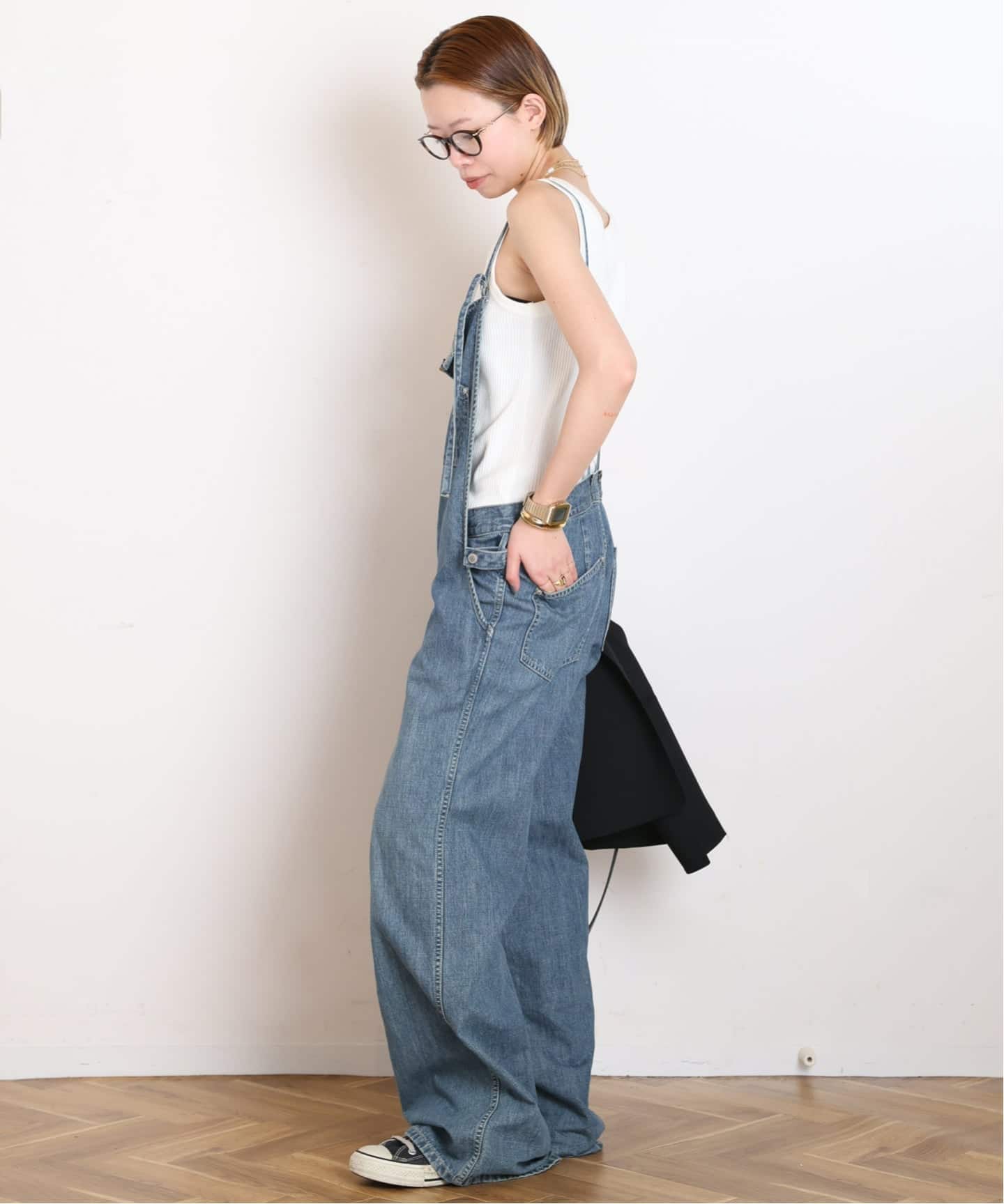 JOHNBULL/ジョンブル】フレンチサロペット（サロペット