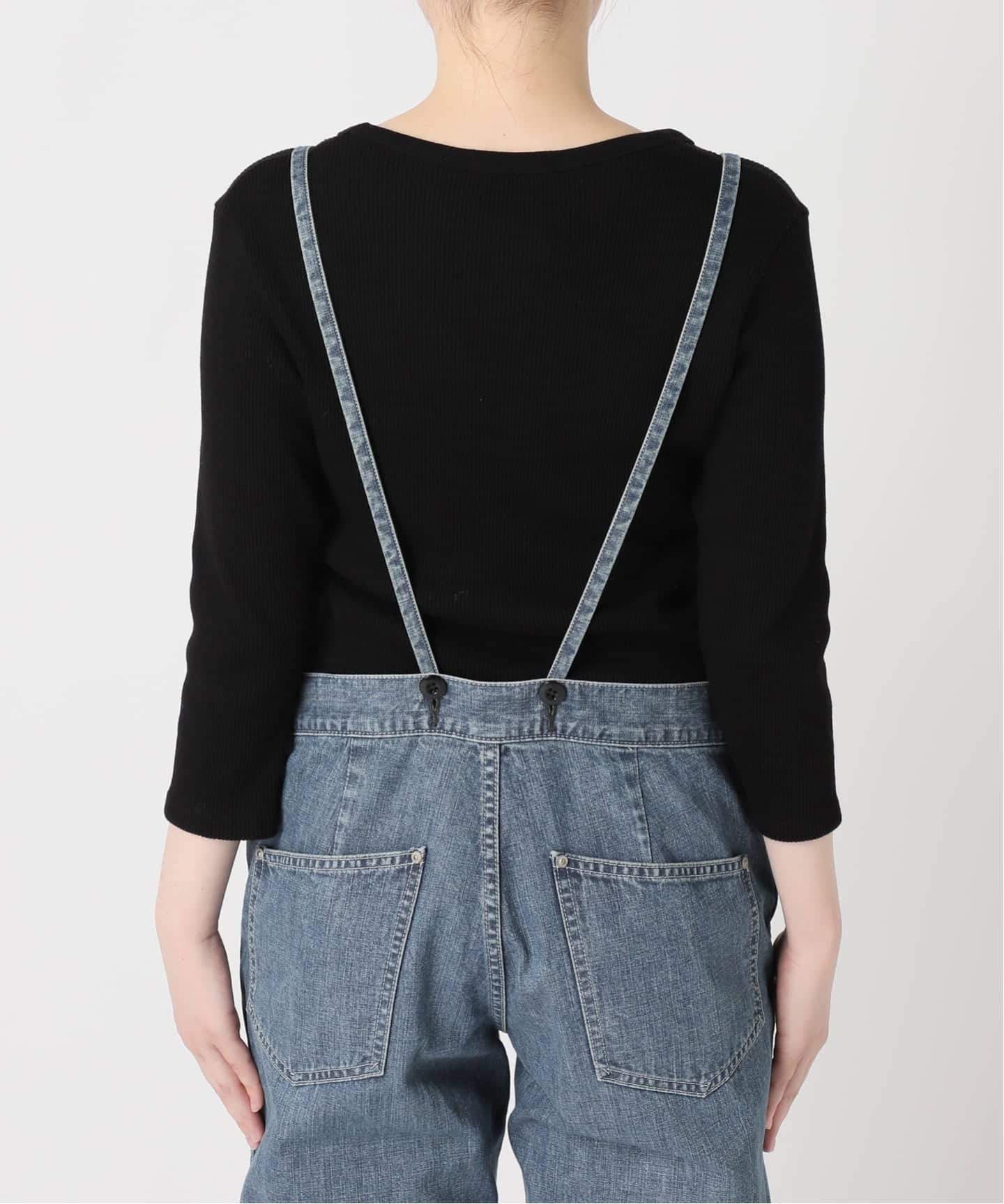 JOHNBULL/ジョンブル】フレンチサロペット（デニムパンツ・ジーンズ