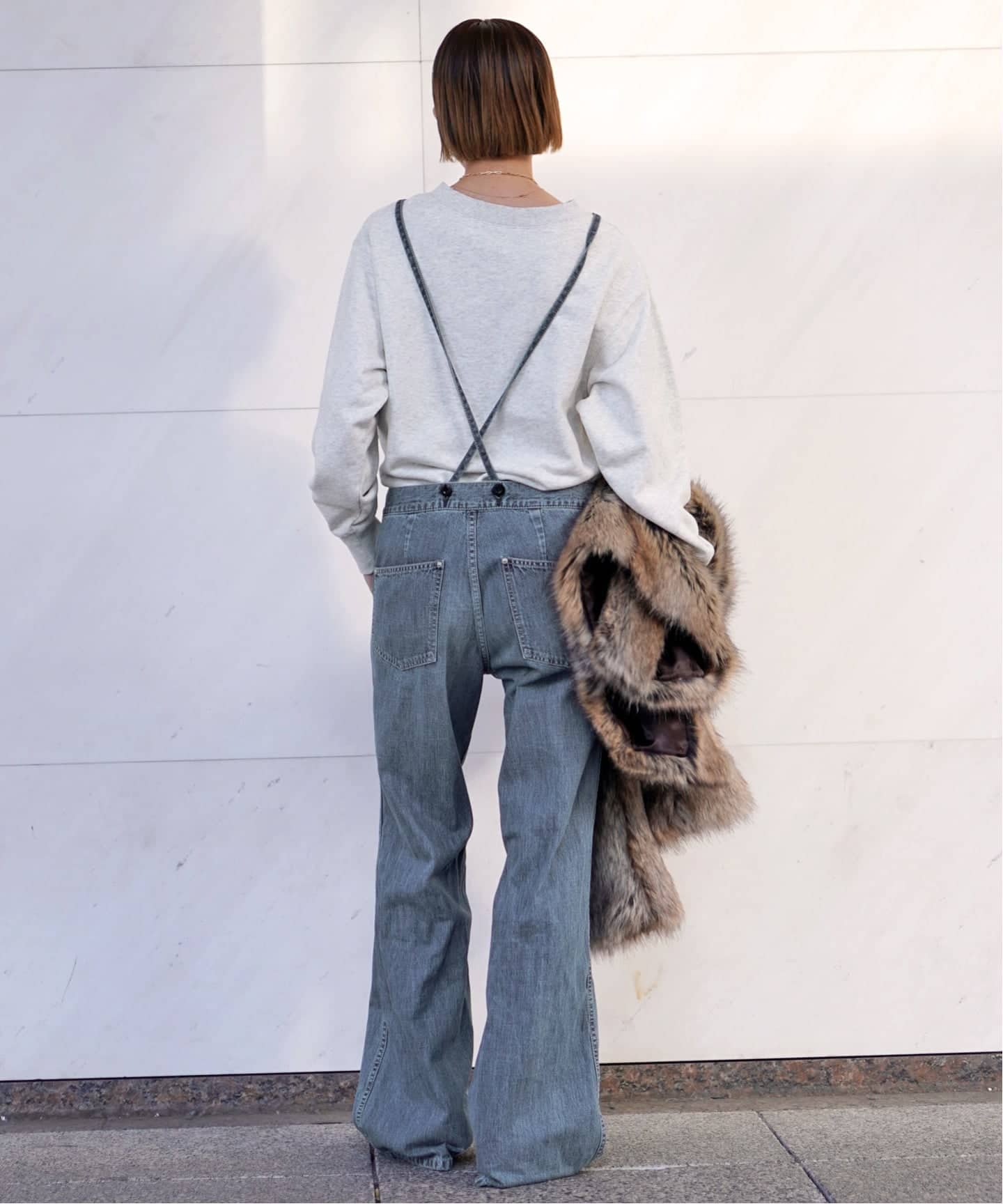 JOHNBULL/ジョンブル】フレンチサロペット（サロペット