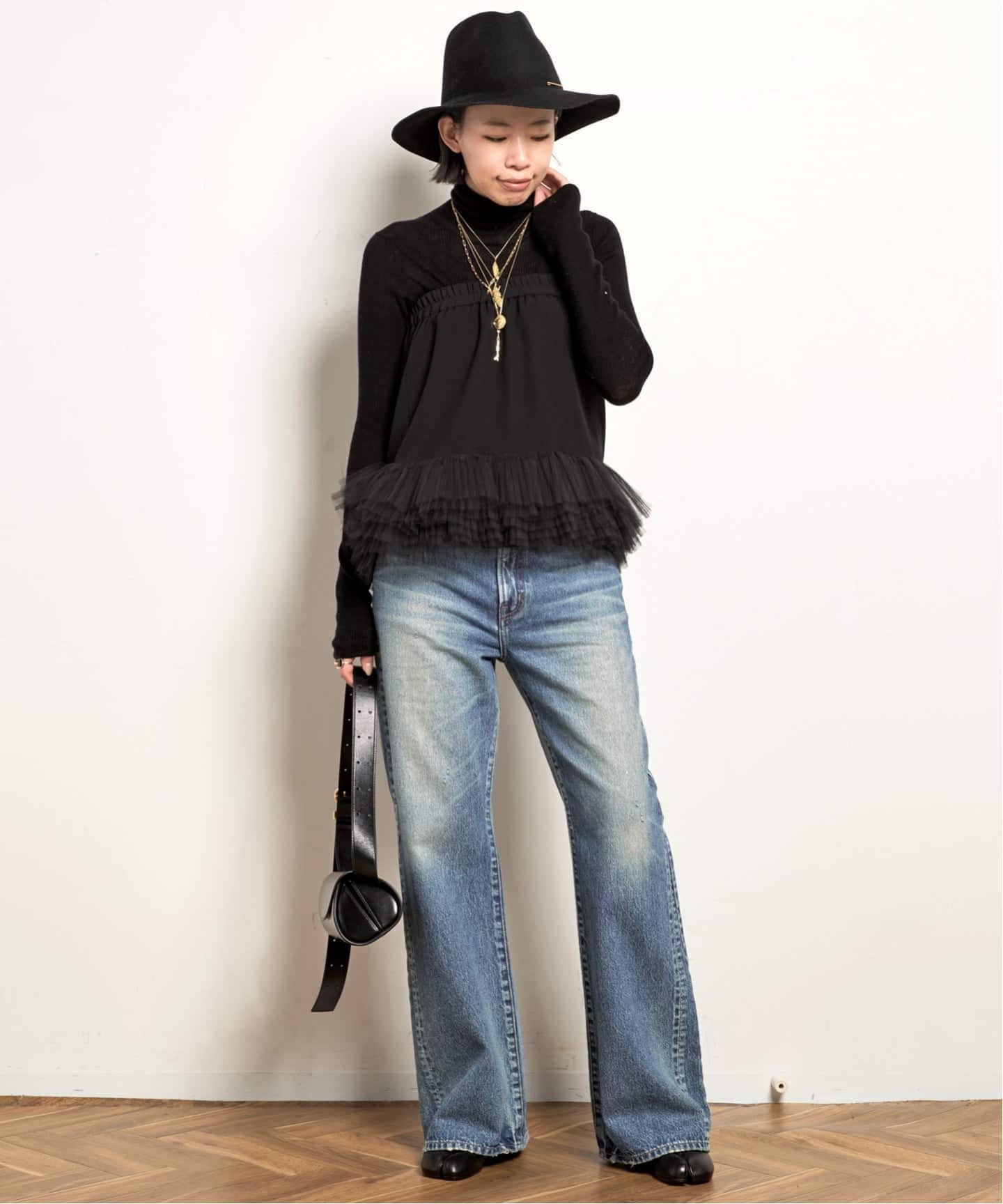 AP STUDIO 別注ニードバイヘリテージフレアデニム27　超美品 NEEDBY heritage/ニードバイヘリテージ】別注Flare Fit Denim（デニム