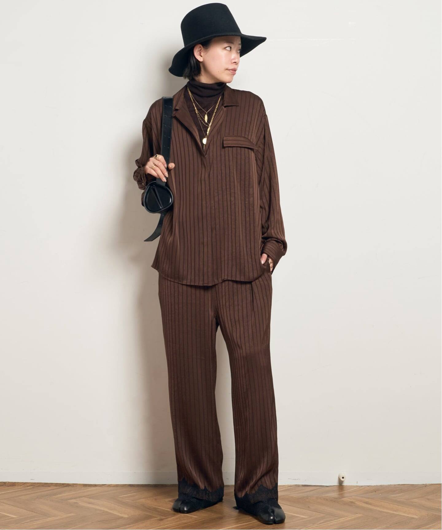 ARCHIVE STANCE/アーカイブスタンス】satin stripe easy Pants（その他